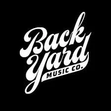 Backyard Music Co. logo with white text on a black background.