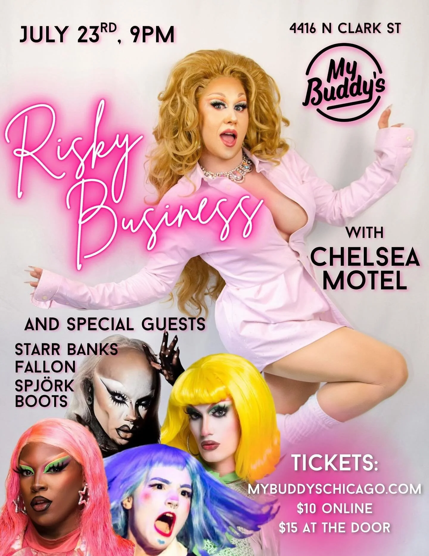 🚨RISKY SEXY FUNNY HOT AMAZING CAST ALERT!!!🚨I&rsquo;m thrilled to welcome these phenomenal entertainers to the FIRST Risky Business show on July 23rd at 9pm!!! get your tickets online for a sweet lil discount, and we&rsquo;ll see you at @mybuddysch