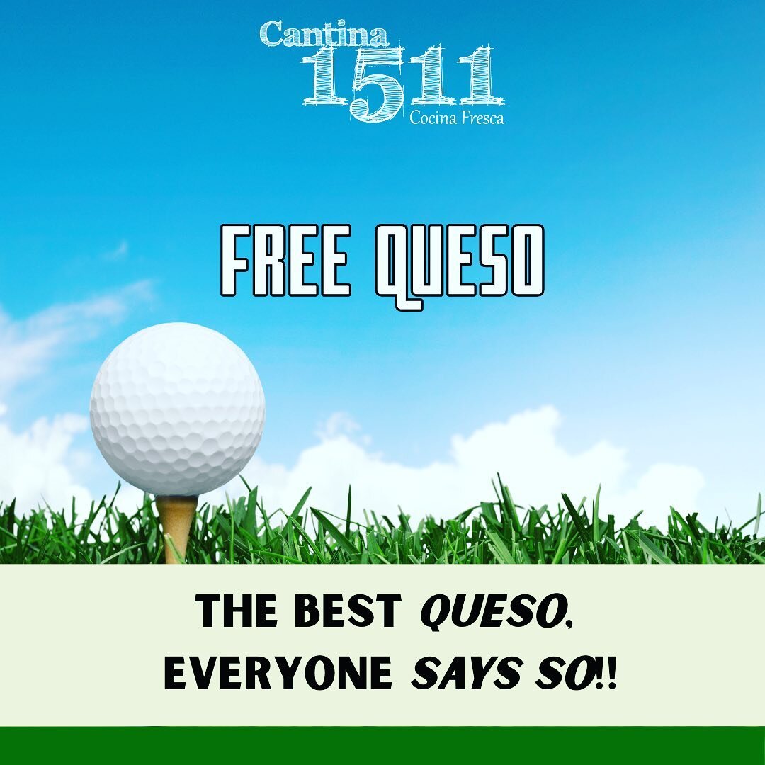 It&rsquo;s on Par to be a great day. Bring in your ticket from the Wells Fargo Golf Championship from the day you&rsquo;re there to the #ParkRoad location, and score a free Queso appetizer. 

We&rsquo;re right down the road from #QuailHollow, and you