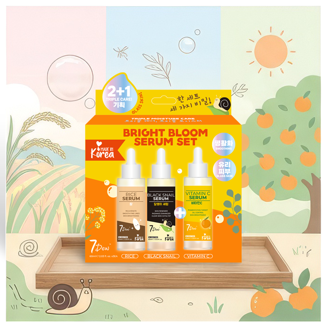 Bright Bloom Serum Set