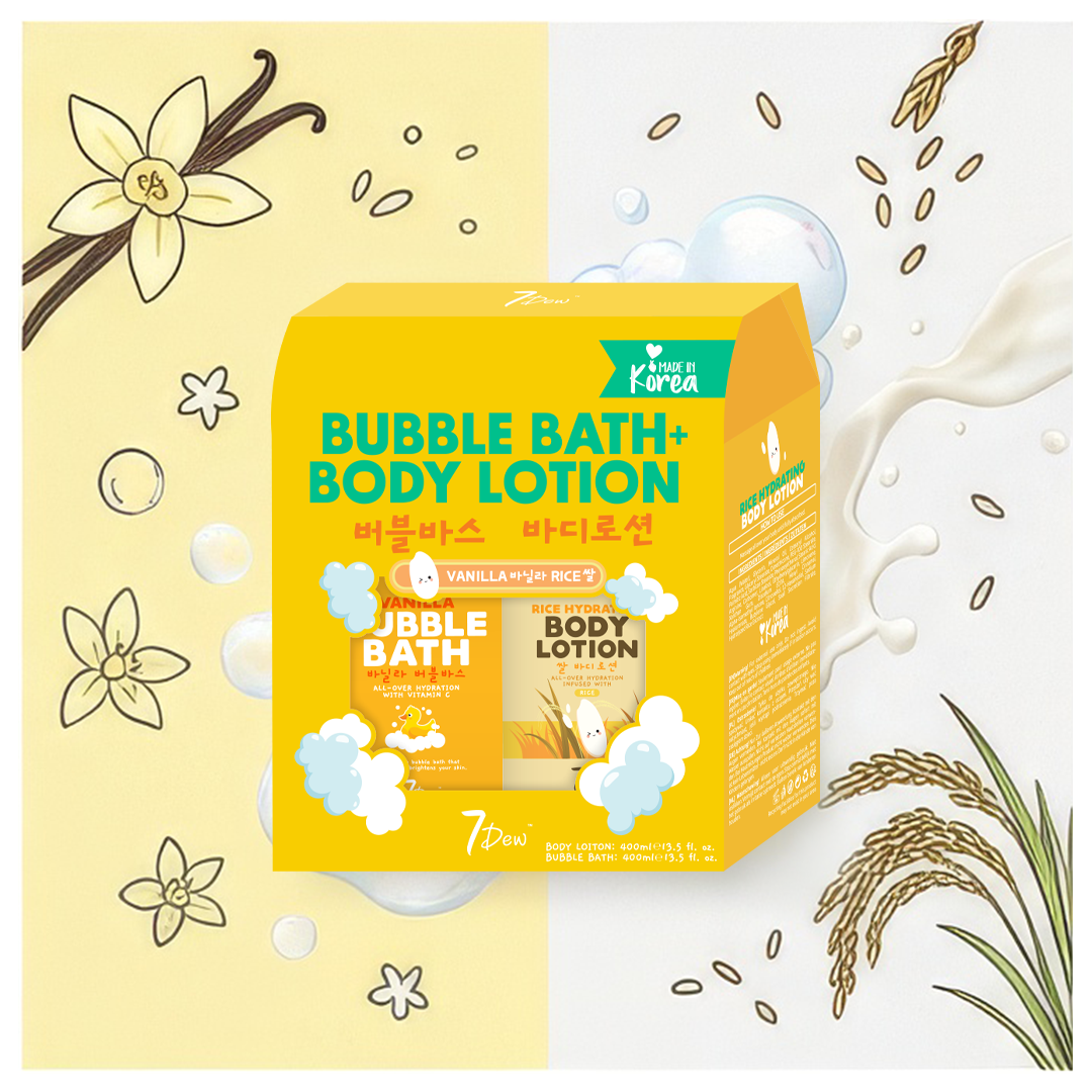 Bubble Bath + Body Lotion Set
