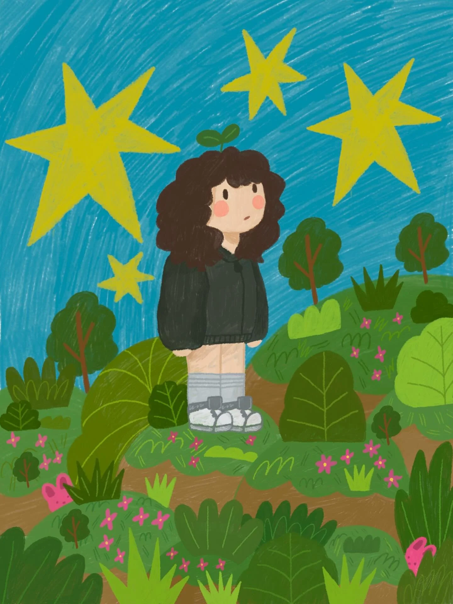 Sometimes you just need a moment to appreciate cute stuff✨🌱
:
#art #cuteart #artist #artwork #digitaldrawing #procreate #drawing
