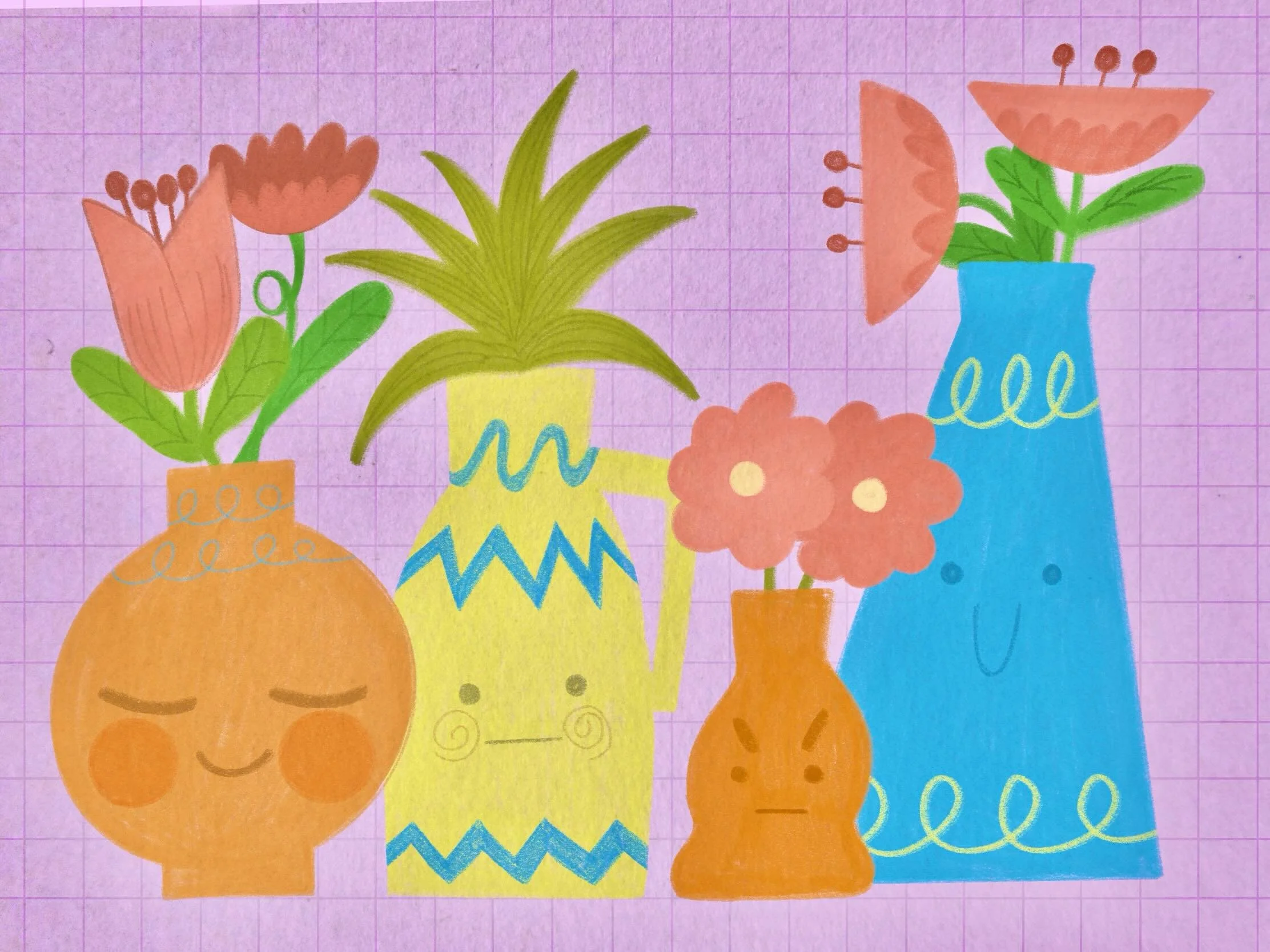 Been a min since I drew something digital✨✨ Turning this into a sticker ofc🤭 
#art #illustration #cuteartstyle #procreate #plants