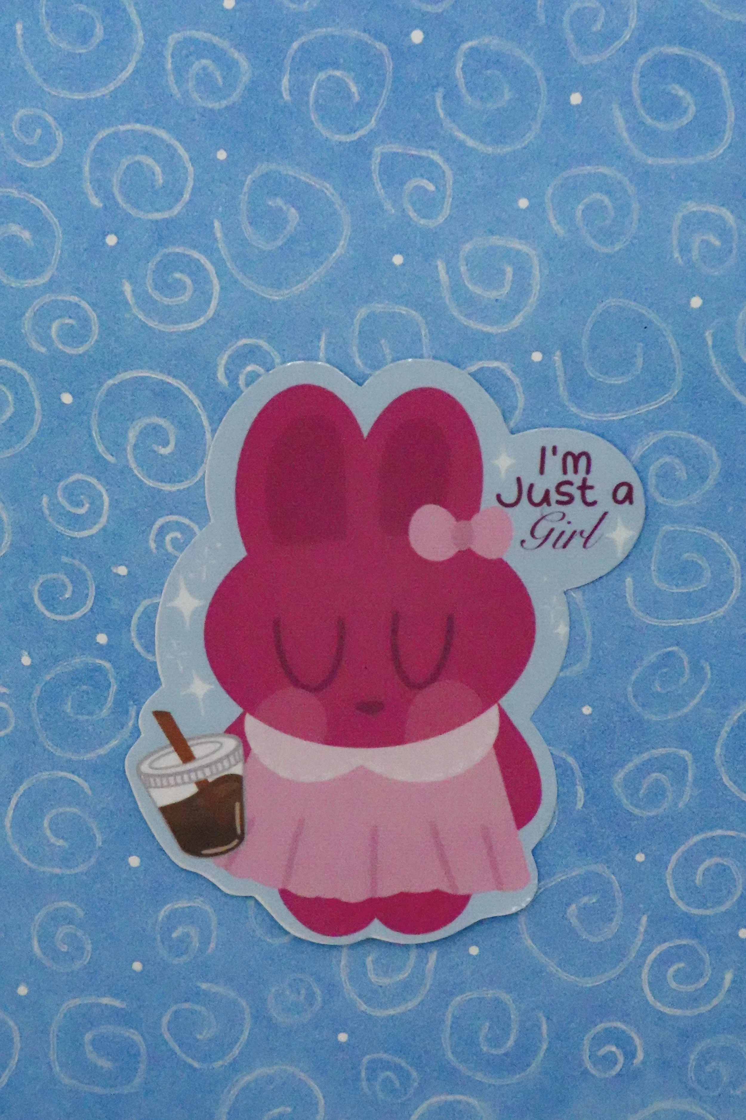 I'm Just a Girl Sticker