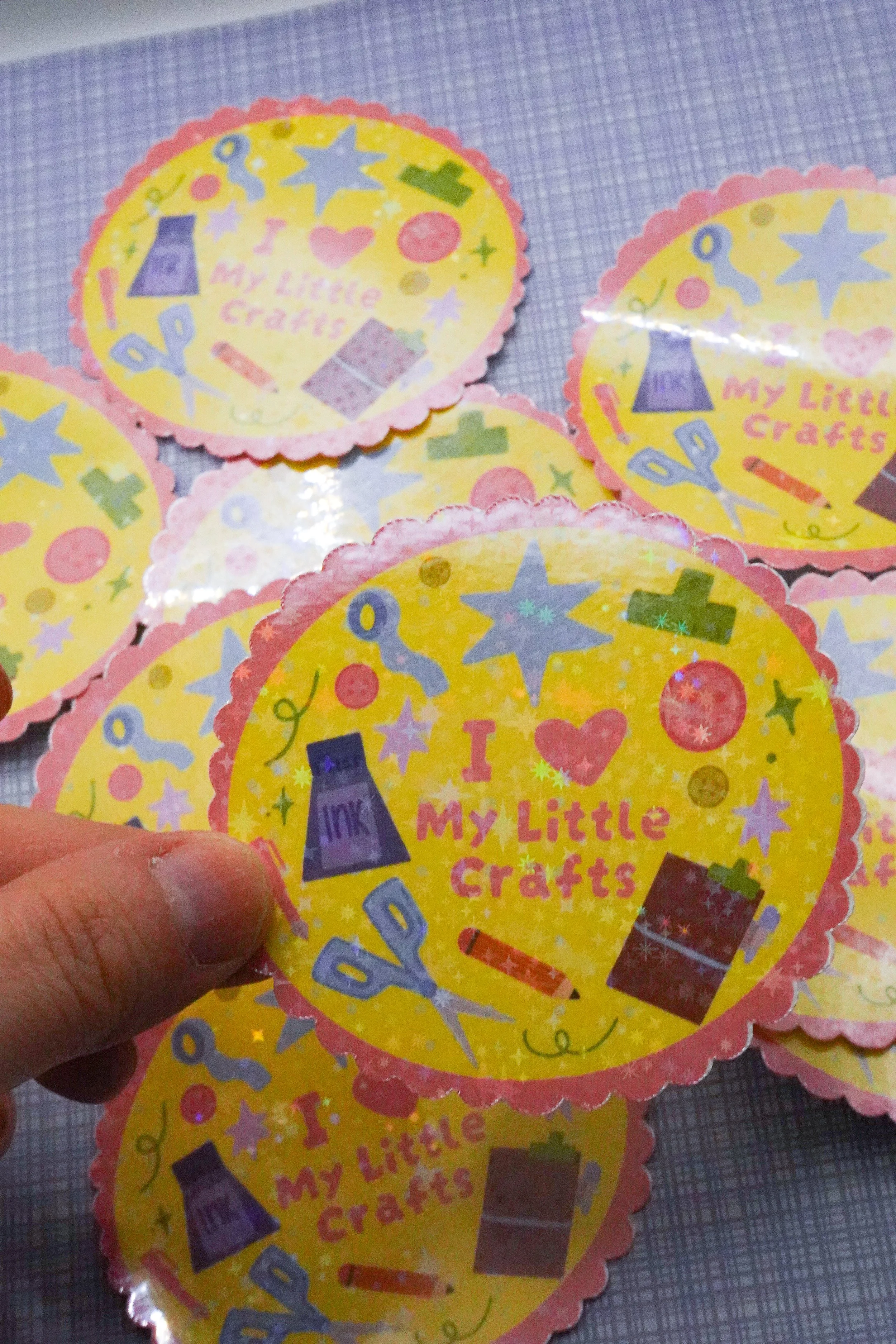 I Love my Little Crafts Sticker