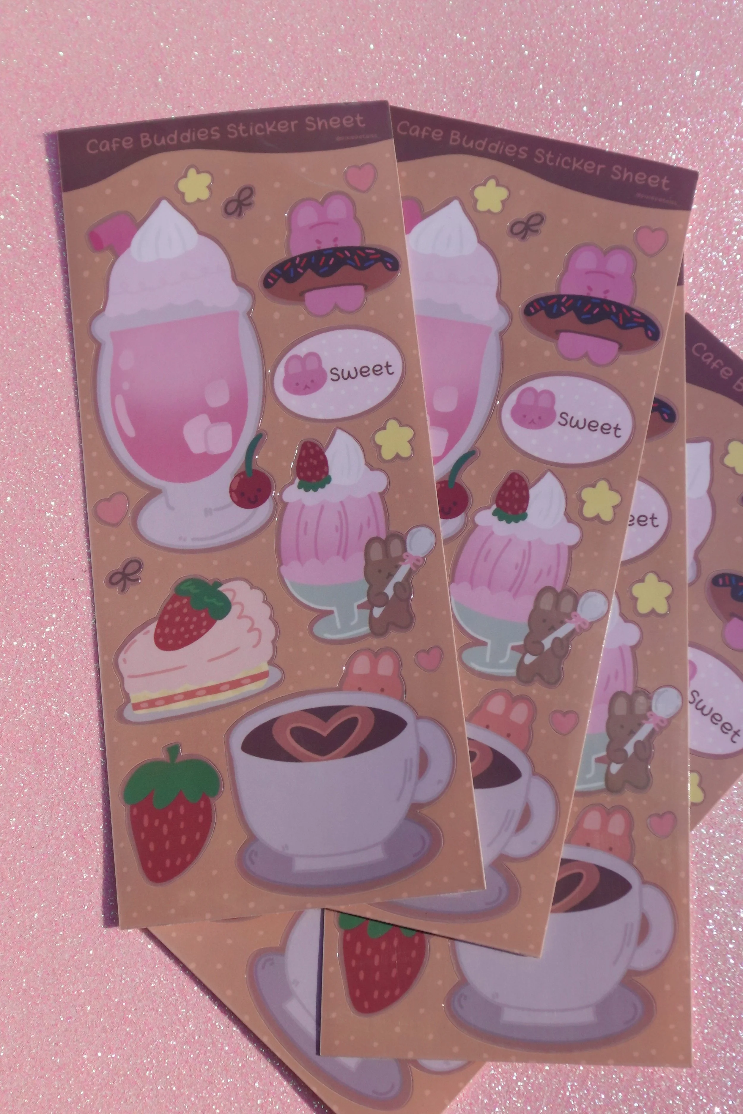 Cafe Buddies Sticker Sheet