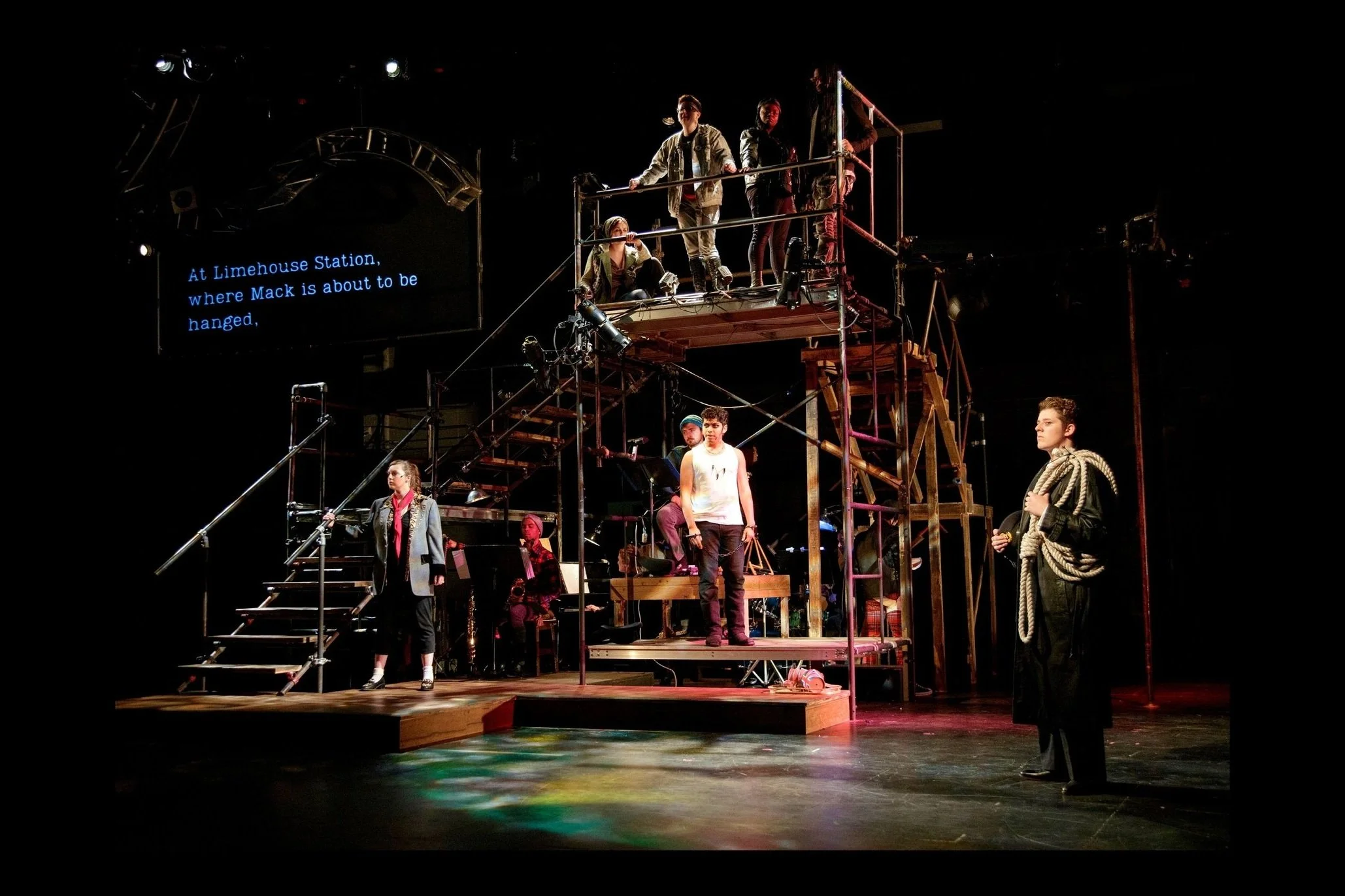 At Limehouse Station, where Mack is about to be hanged, there is a sense that something profound is about to happen.