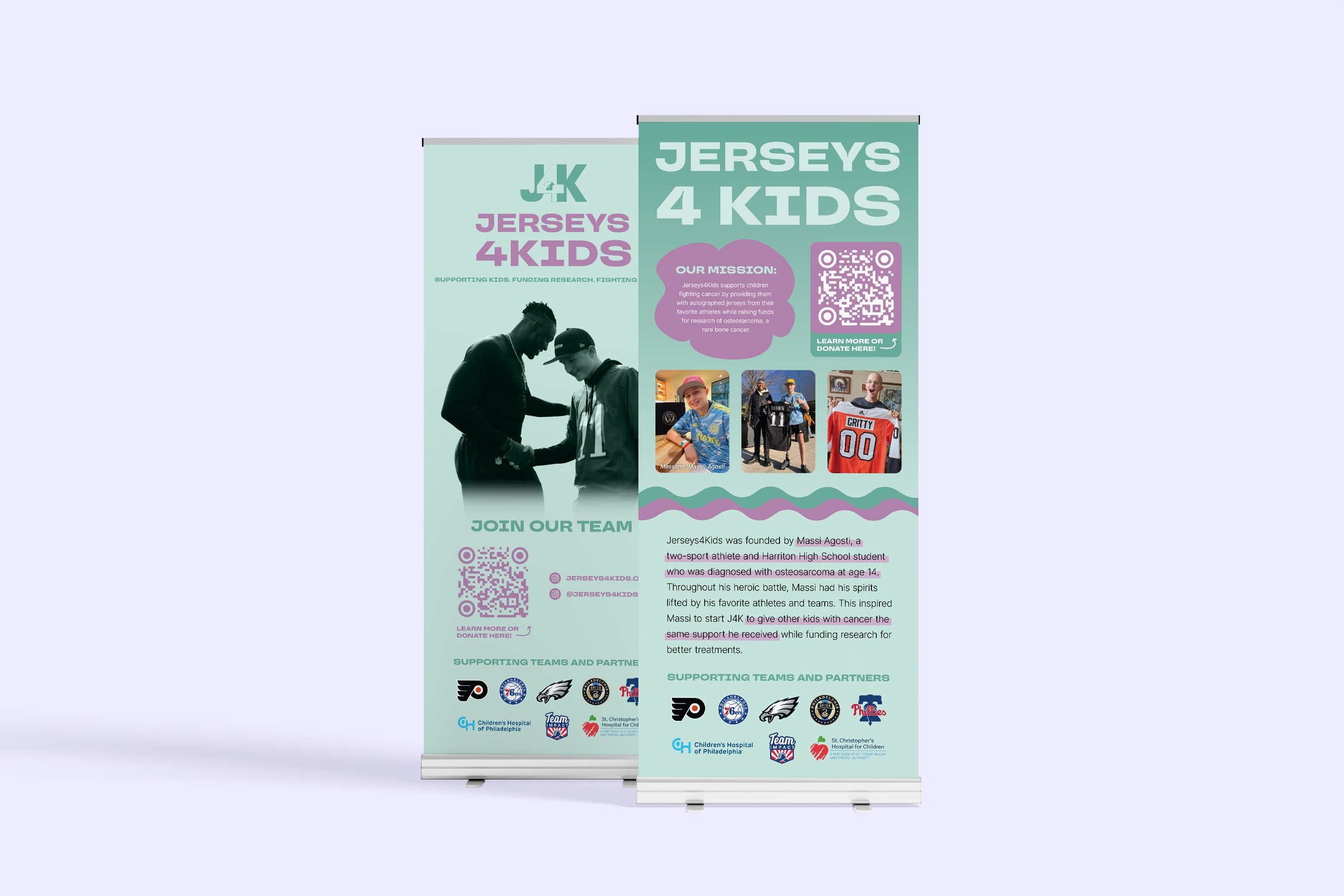Jerseys4Kids Event Bannerstands