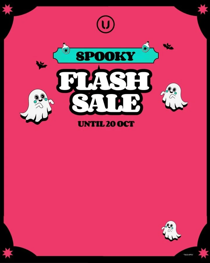 กดด่วนน! SPOOKY FLASH SALE 🎃⚡️6 วันนี้เท่านั้น กับแพ็กออกกำลังกายสุดช็อก! แพ็กเกจ 40 คลาส หรือ 80 คลาส ราคาเริ่มต้น ฿285/คลาส 

🤸Pilates เริ่มต้น ฿450/คลาส 
🚴Cycling เริ่มต้น ฿420/คลาส 
🧘Yoga เริ่มต้น ฿310/คลาส 
🏃&zwj;♀️&zwj;➡️Ultimate เริ่มต้น 