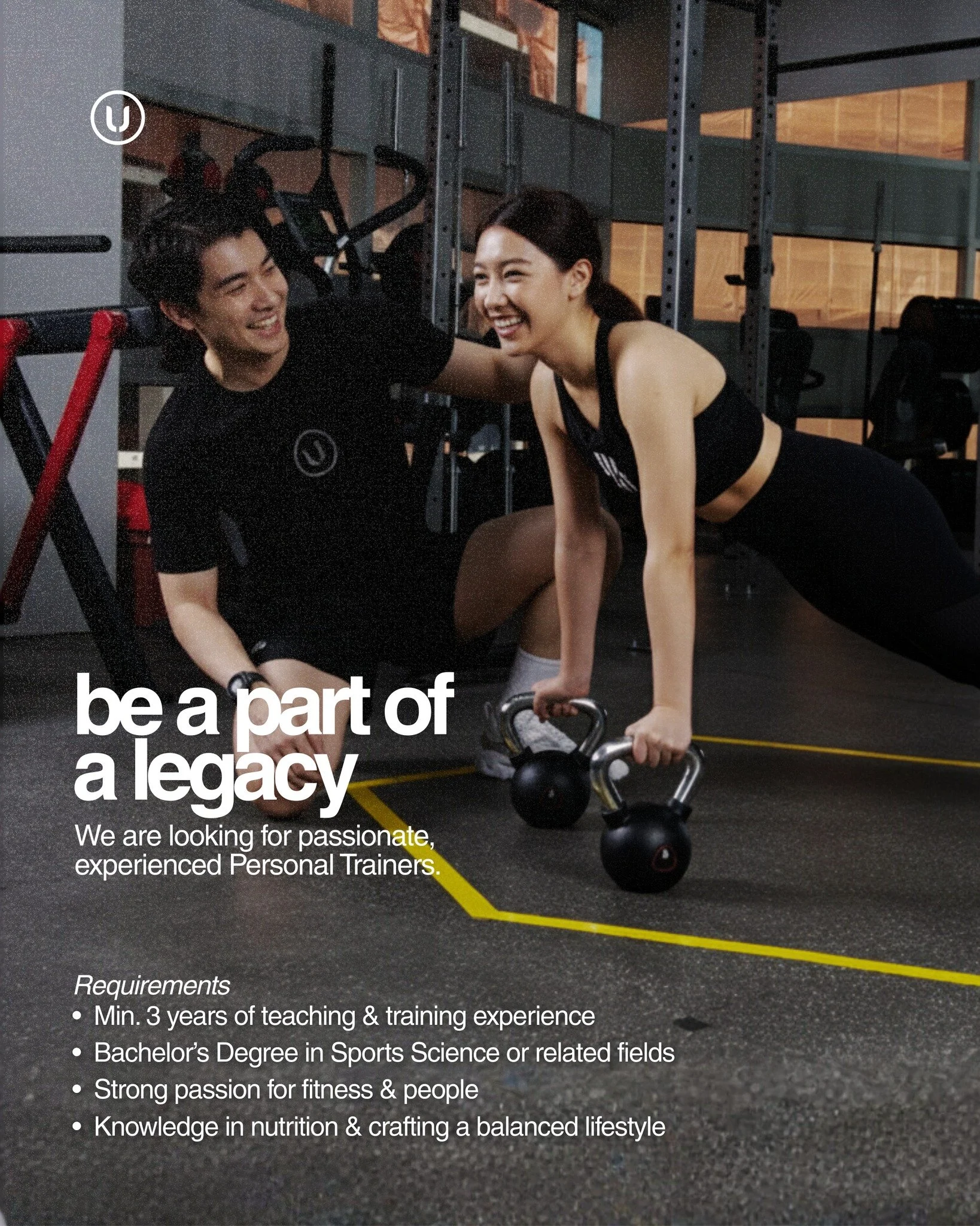 Be a part of a legacy. Your Next Chapter Starts Here: 

We're seeking dedicated professionals to contribute to our growing legacy. We are looking for passionate, experienced Personal Trainers and Pilates Instructors.

See image for details and contac