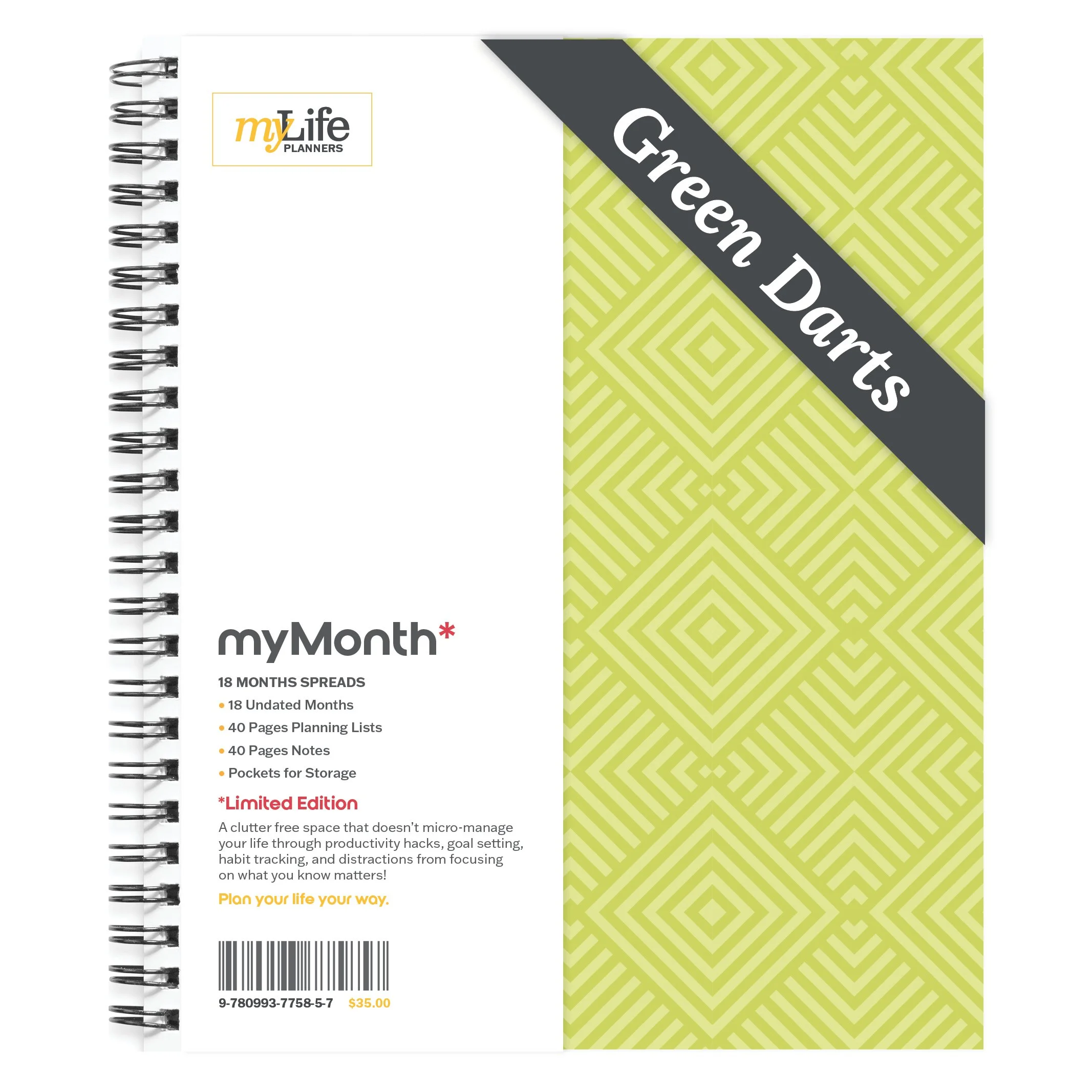 myMonth: Green Darts