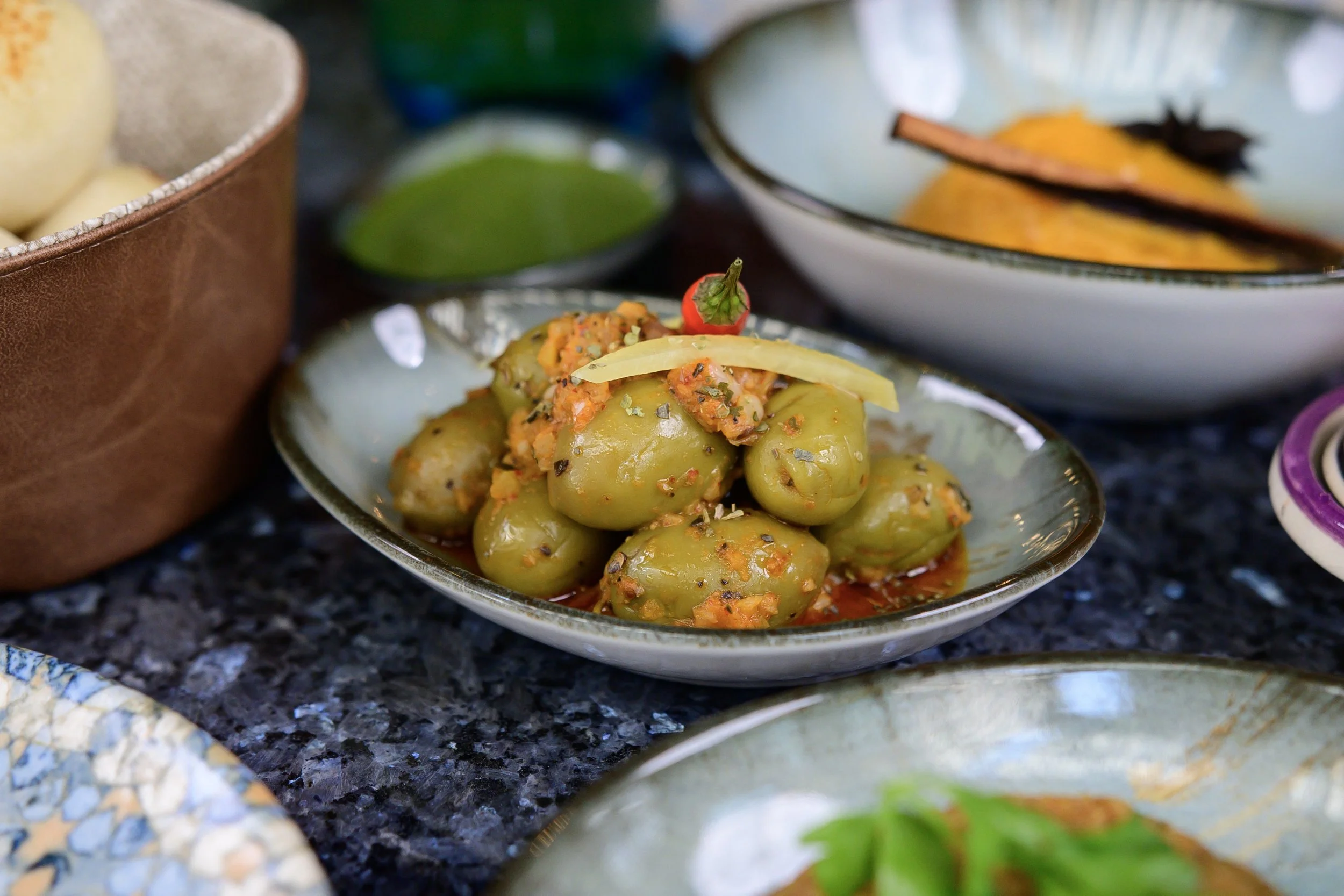 Tajine Mediterranean Tapas spiced olives