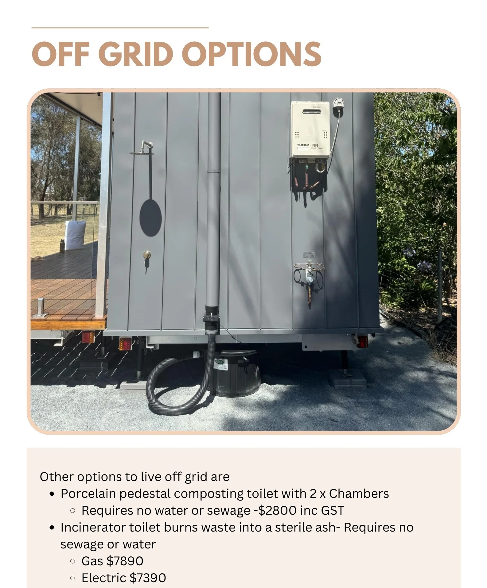 View of Tiny Solar Homes - Models, Pricing and Inclusions — Tiny Solar Homes