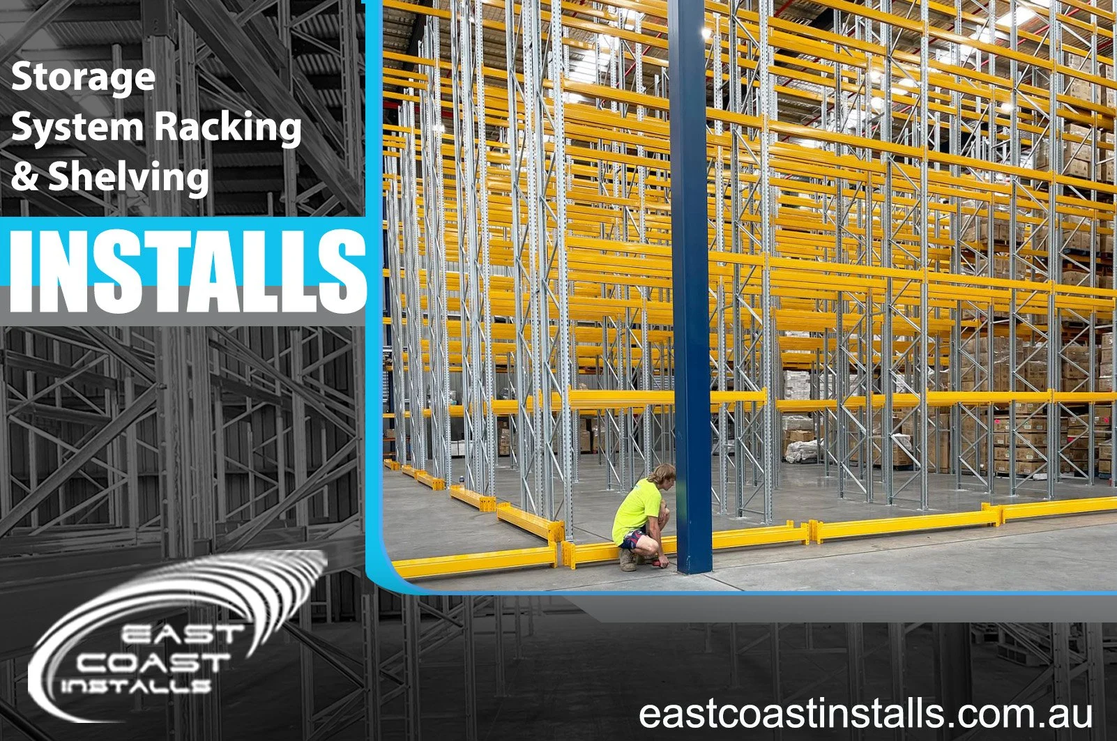 Wracking System Installation Installation Contractor Queensland Australia — Warehouse Storage ...
