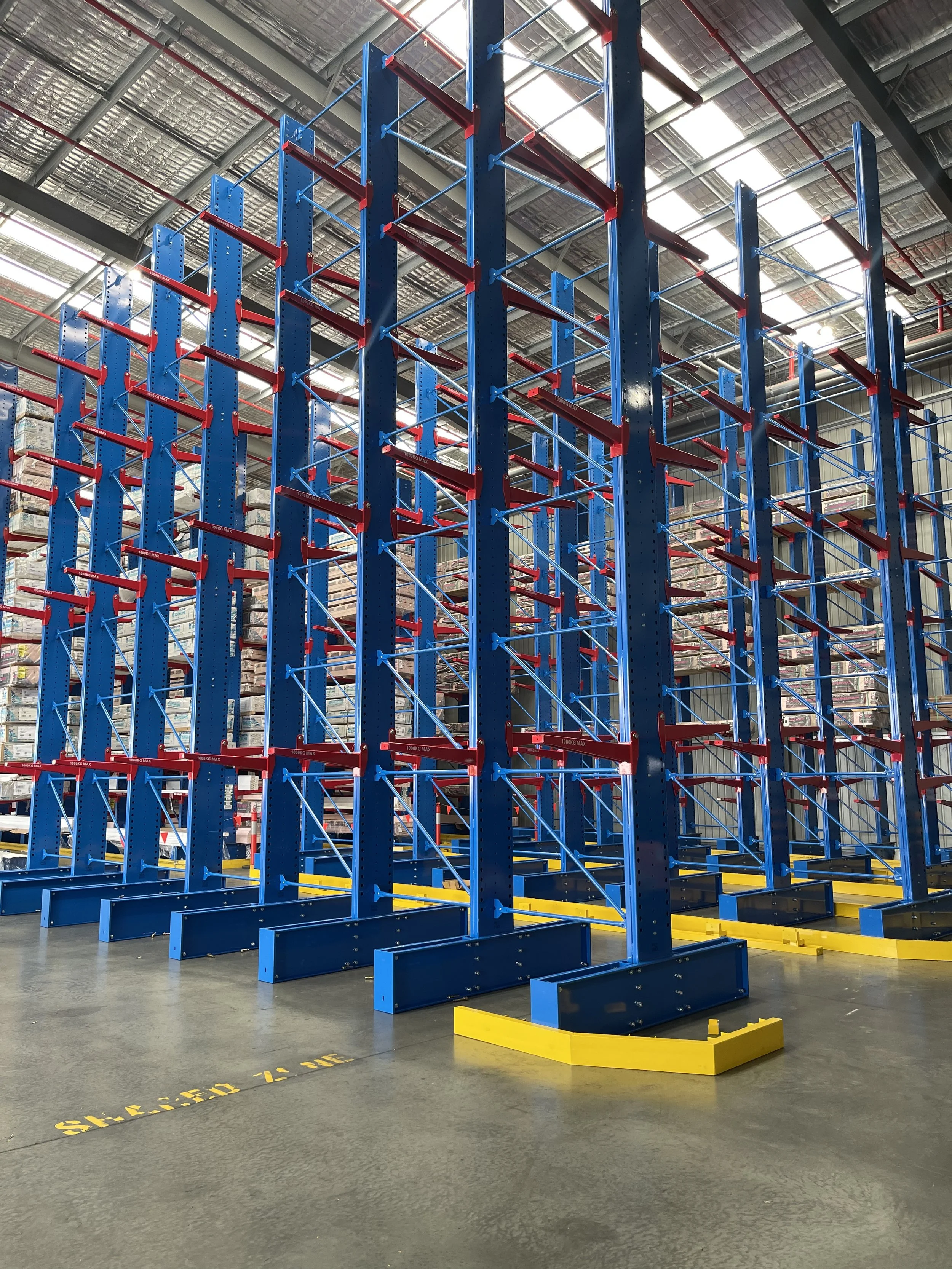 Cantilever racking install Qld