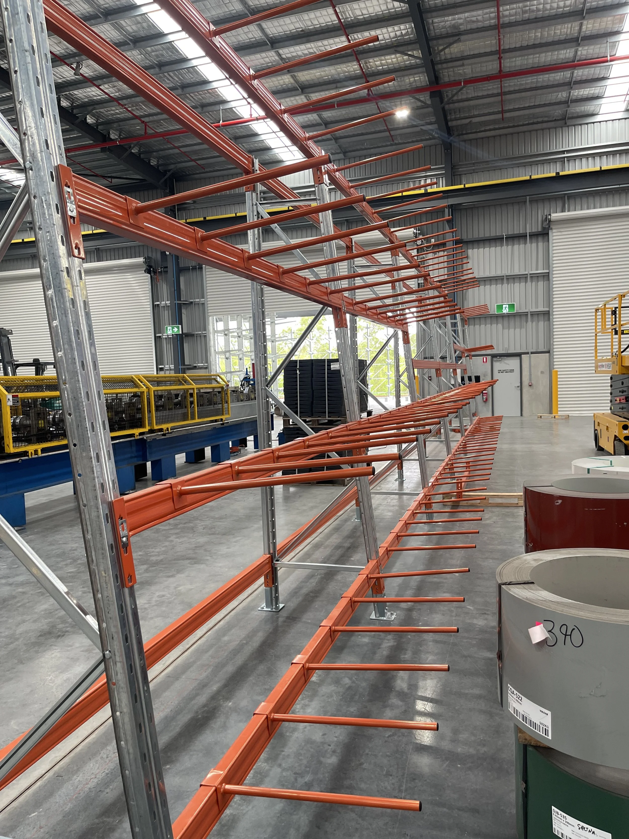 A frame racking for those long awkward stock storage solutions