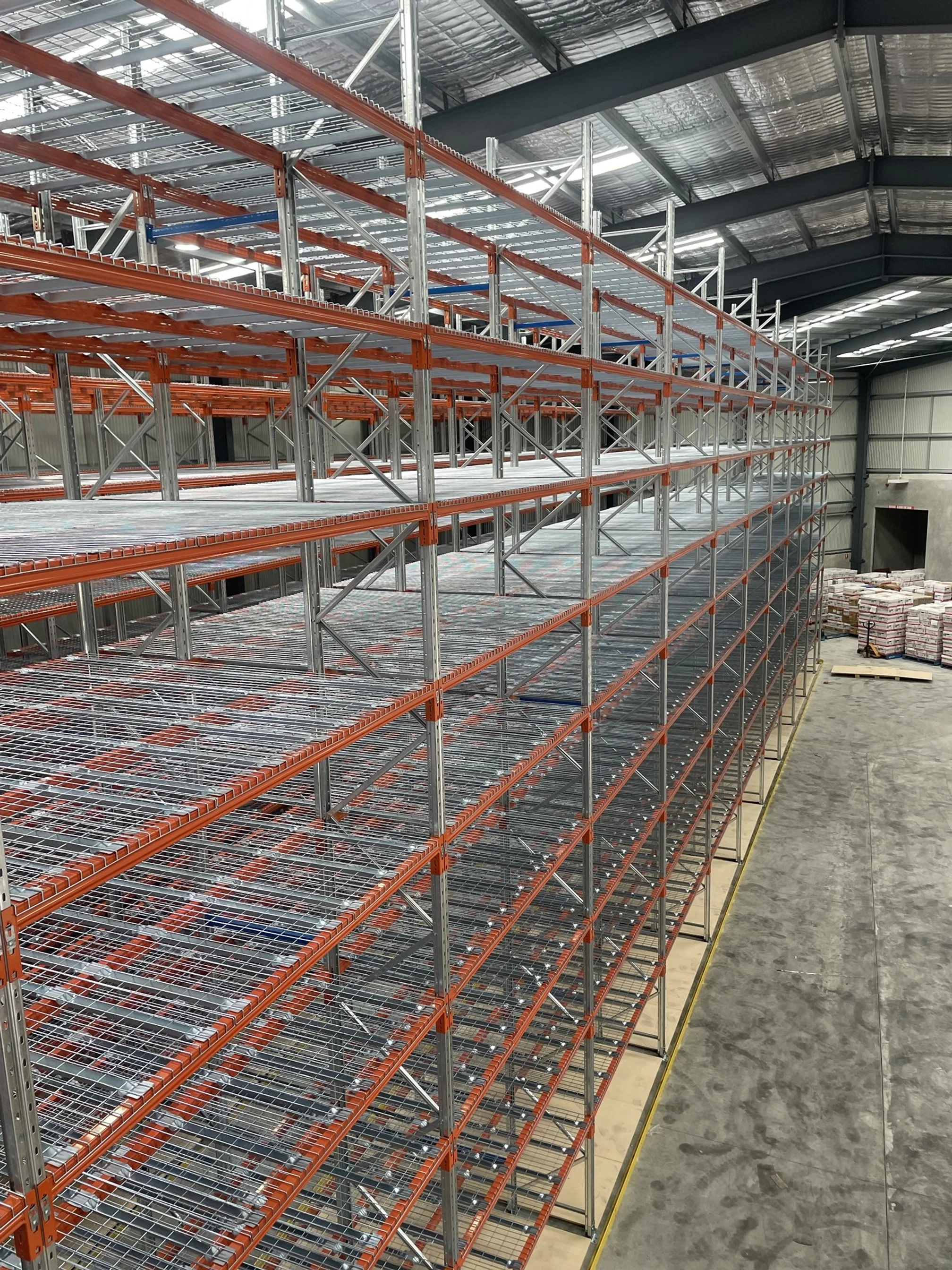 Storage for warehouse racking