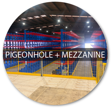 Pigeonhole with Mezzanine Install