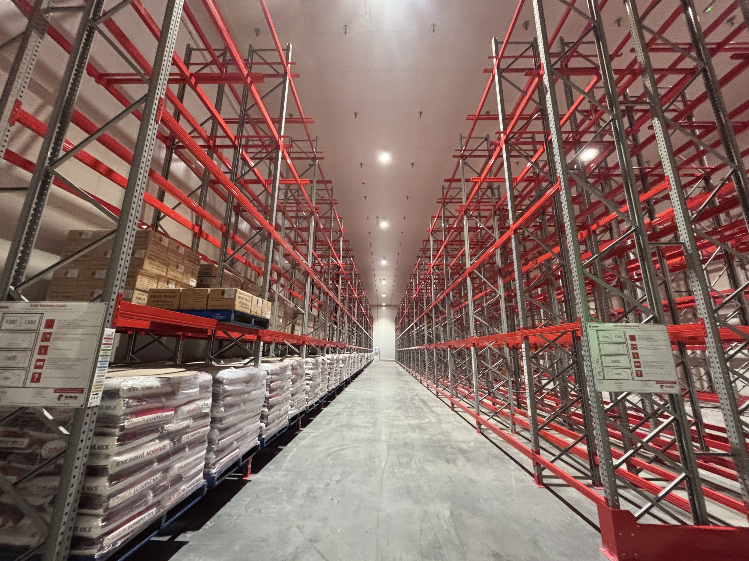 Cold Storage Racking System Install Brisbane