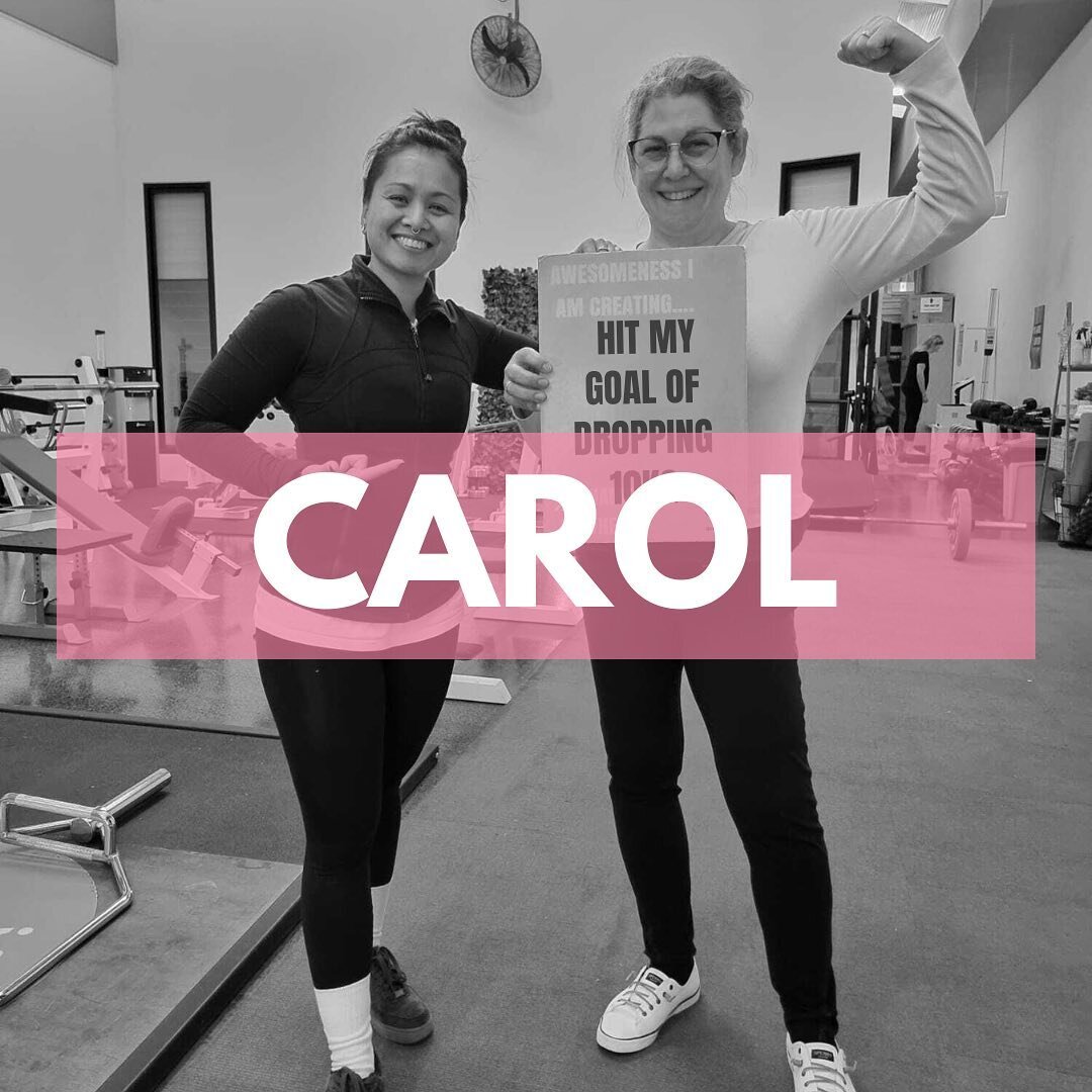 Carol has blown us away with her consistency, and, as a result, she's 10kg down! 

She admitted that after her first session, she went home and cried. She couldn't believe how much strength she had lost and was so frustrated that she reached this poi