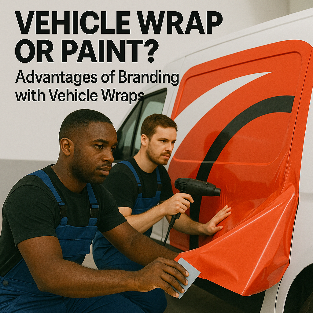 Vehicle Wrap or Paint? Advantages of Branding with Vehicle Wraps