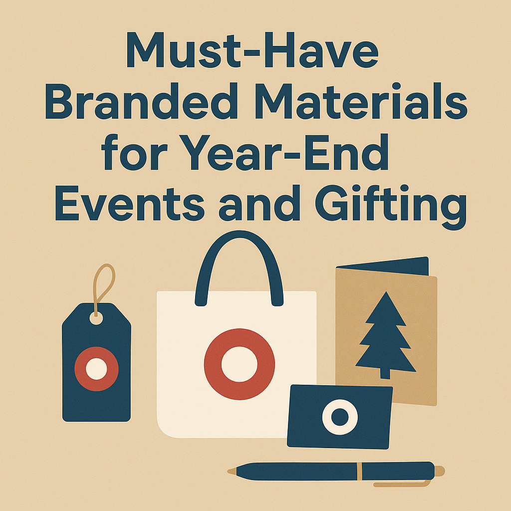 Must-Have Branded Materials for Year-End Events and Gifting