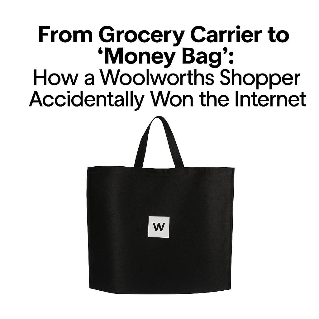 From Grocery Carrier to “Money Bag”: How a Woolies ‘Branded’ Shopper Bag Accidentally Won the Internet