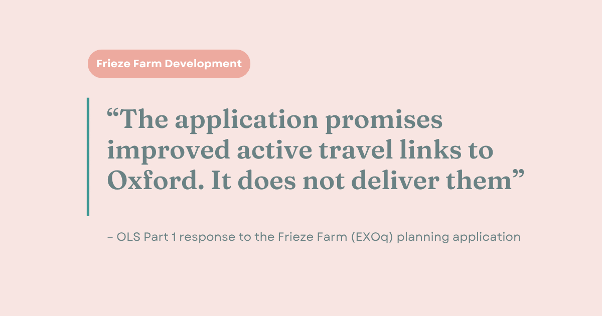 OLS Response | Frieze Farm