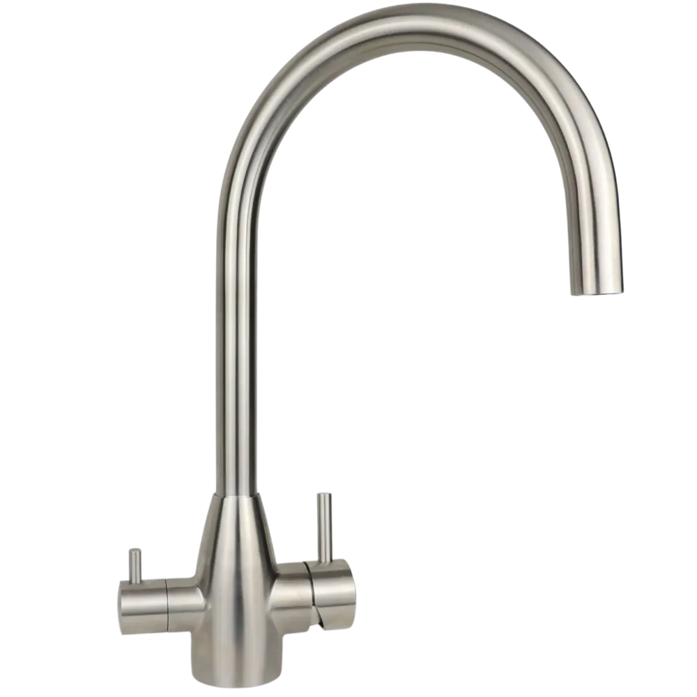 Brushed Chrome 3-Way Mixer Tap
