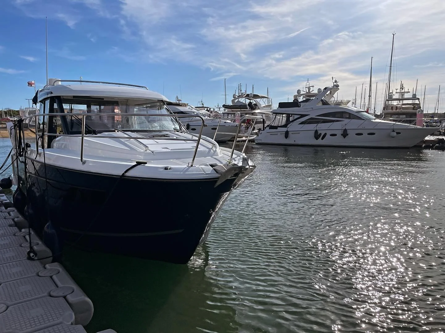 O.K mine&rsquo;s not as big but, good to be back on the first charter of the season @yarmouthharbour 😎