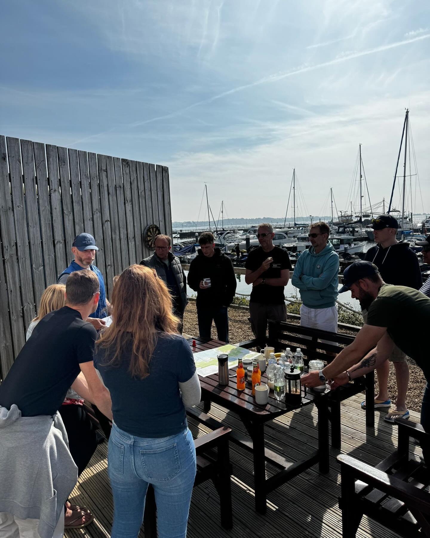 Delivering the &lsquo;Cruise in Company&rsquo; passage appraisal for today&rsquo;s trip to @yarmouthharbour with @new_wave_club. One of the many members events we run on the club boats 😎