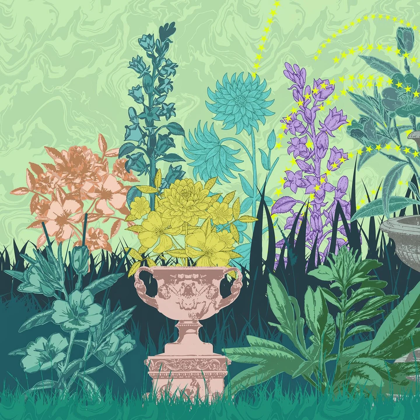 Hints of my Giardino all&rsquo;italiana for @jannelli_volpi 🍀🤍✨