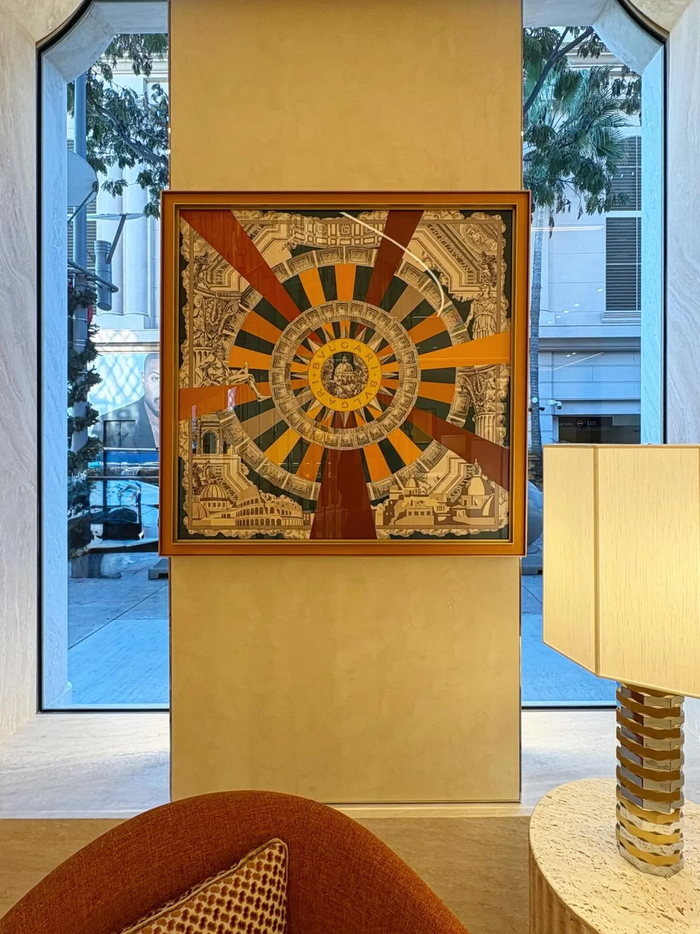 When in #LA 
So proud to see my design #romanlights at @bvlgari new flagship store in Rodeo Drive 🫶🍀