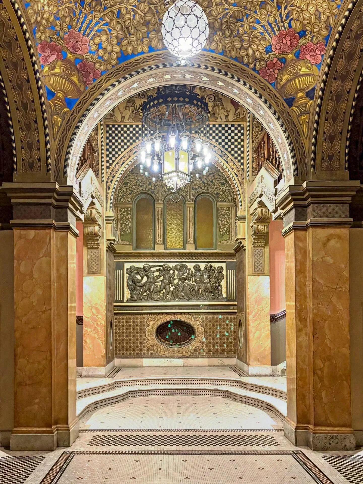 Entering an original Gino Copped&egrave; building is a fully immersive decorative experience. An eclectic, almost obsessive vision that feels like it was designed for a true horror movie buff. Here&rsquo;s the entrance hall of the one I called home o