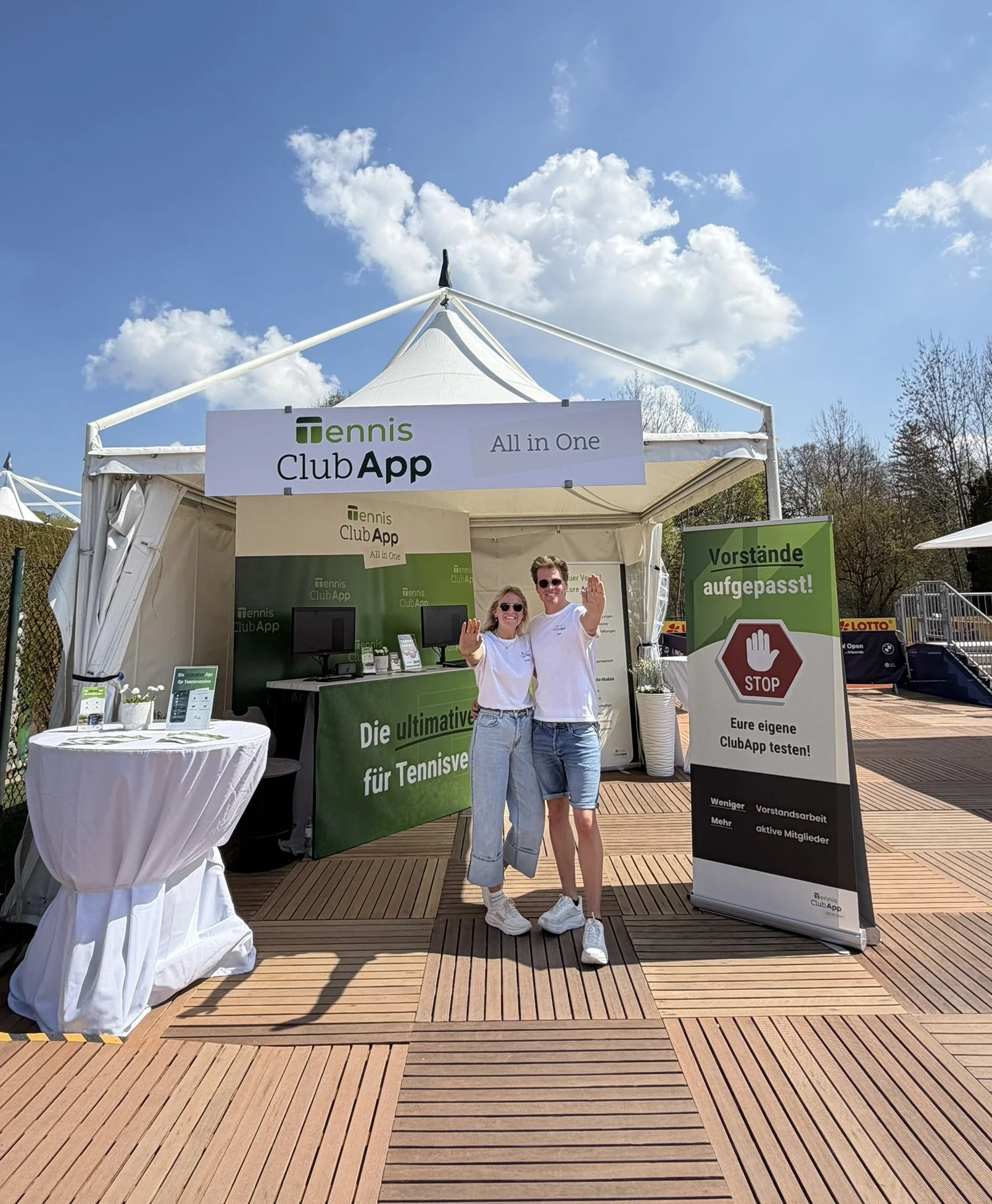 Tennis ClubApp bei den BMW Open in München