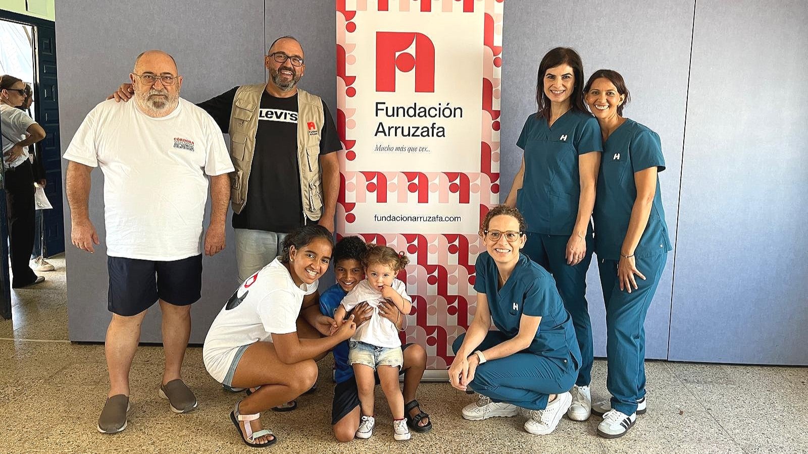 Fundación Arruzafa revisa a 39 niñ@s saharauis que participan por primera vez en la campaña 'Vacaciones en paz' de ACANSA
