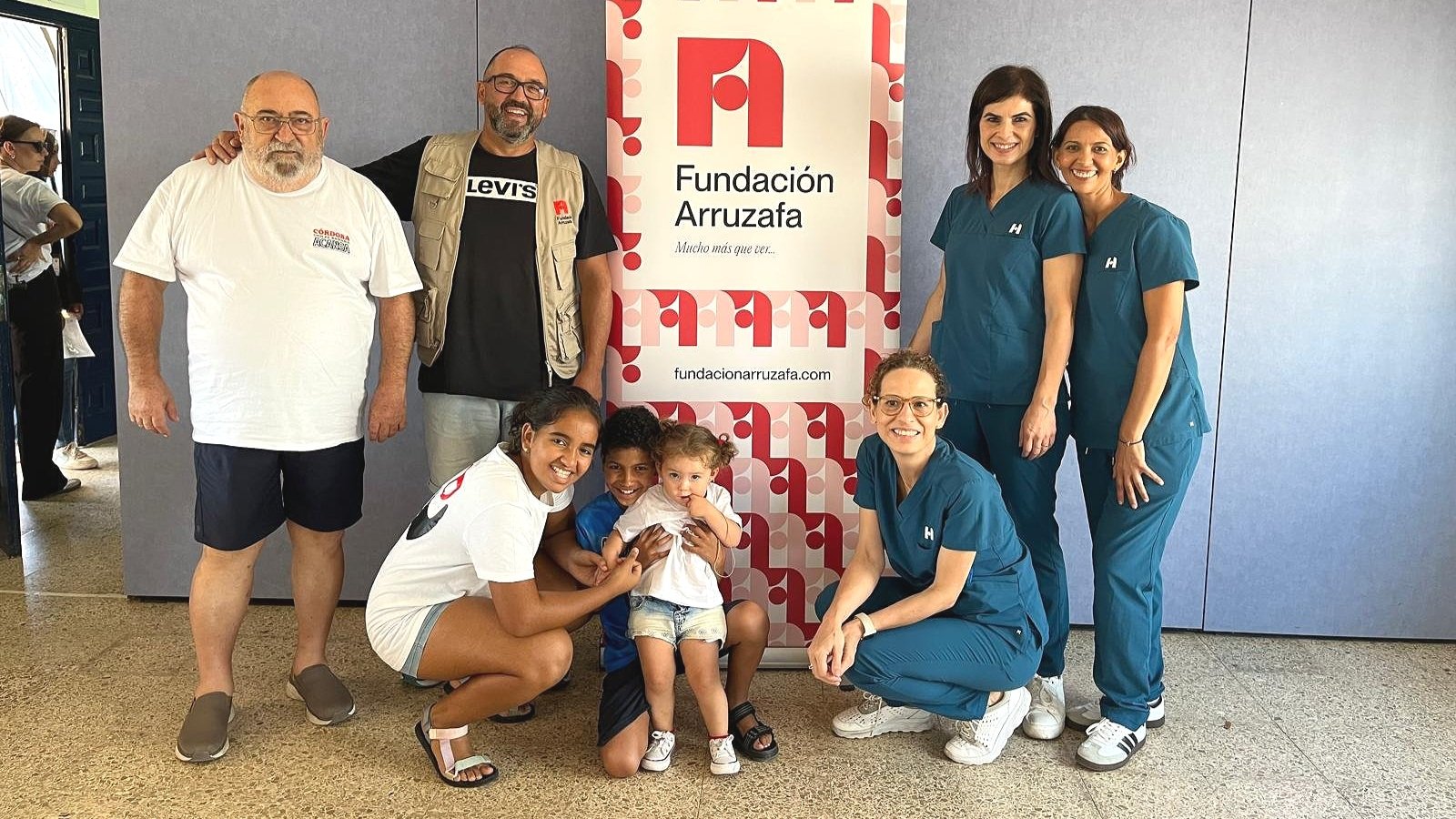 Fundación Arruzafa revisa a 39 niñ@s saharauis que participan por primera vez en la campaña 'Vacaciones en paz' de ACANSA