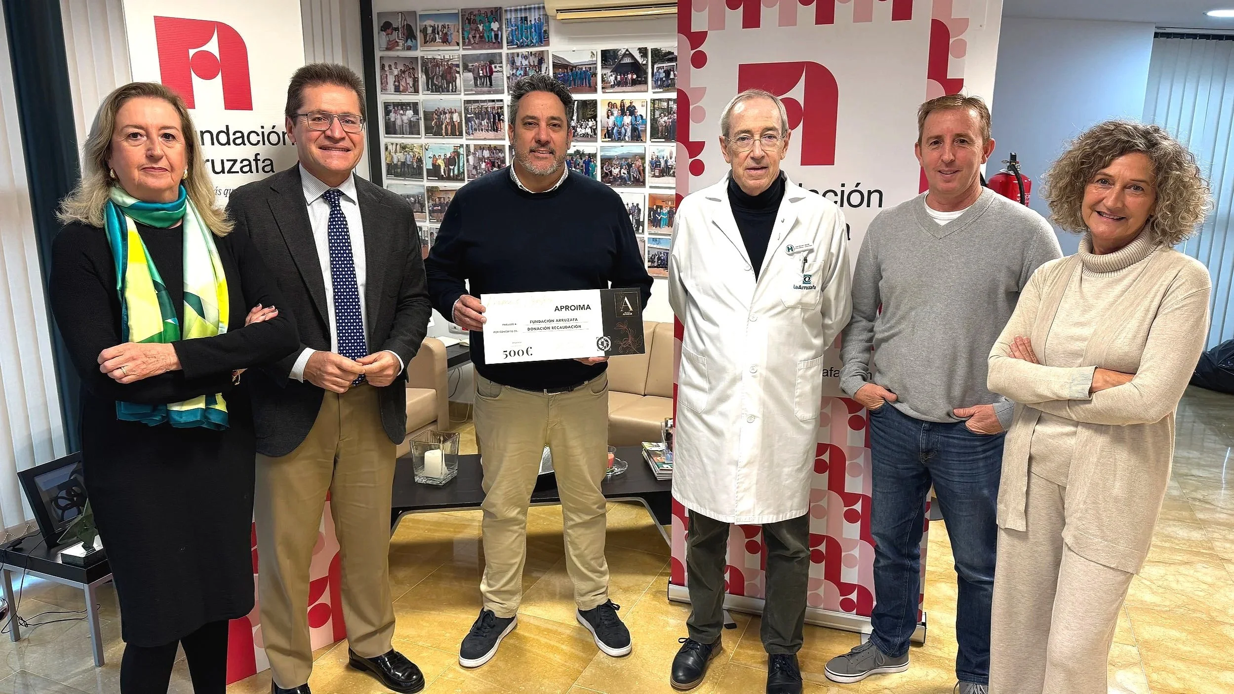 Fundación Arruzafa recibe una donación por parte de la Asociación de Profesionales de la Imagen y del Vídeo de Córdoba (APROIMA)