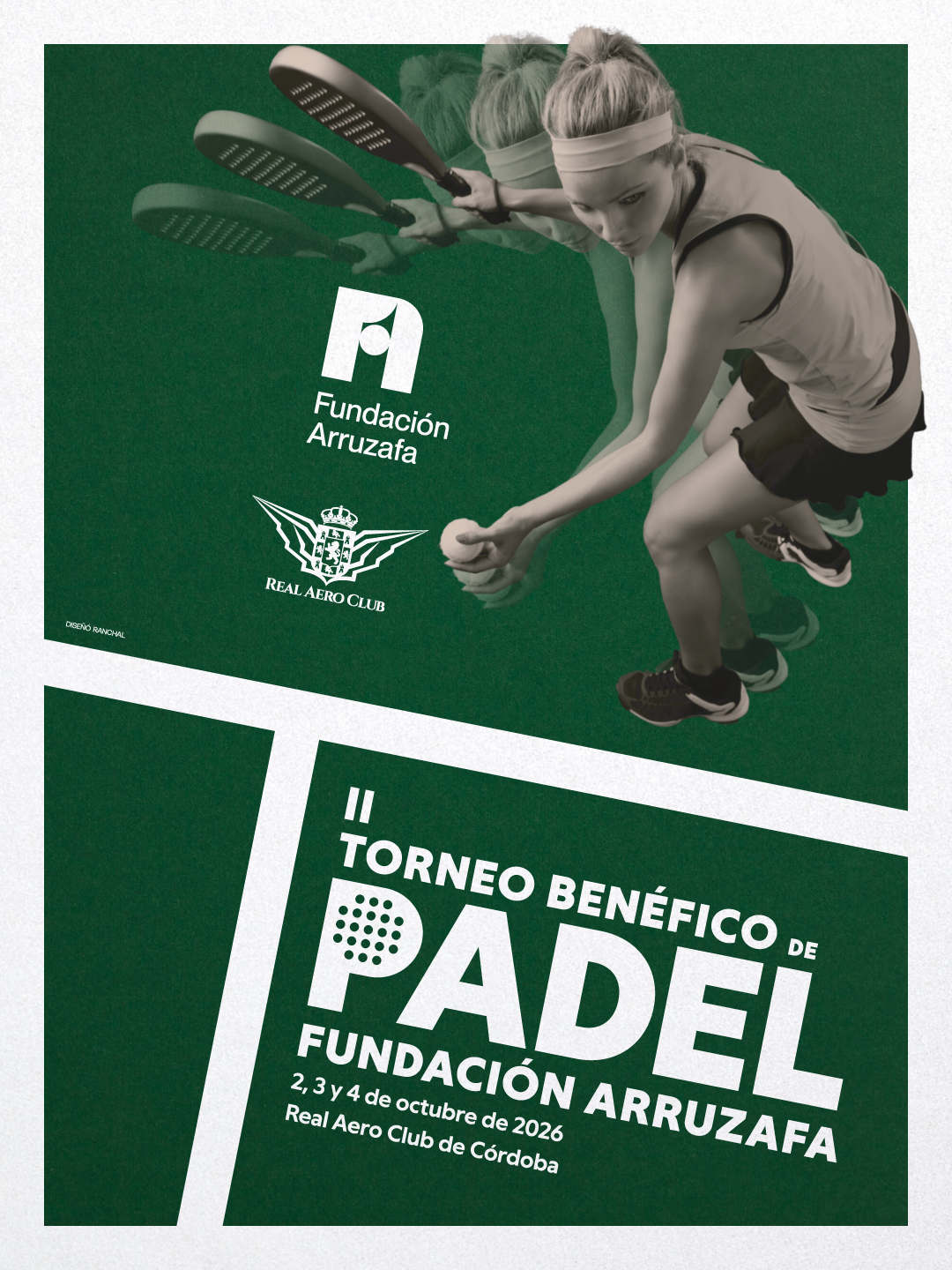 Fundación Arruzafa organiza su II Torneo Benéfico de Pádel para los días 2,3 y 4 de octubre