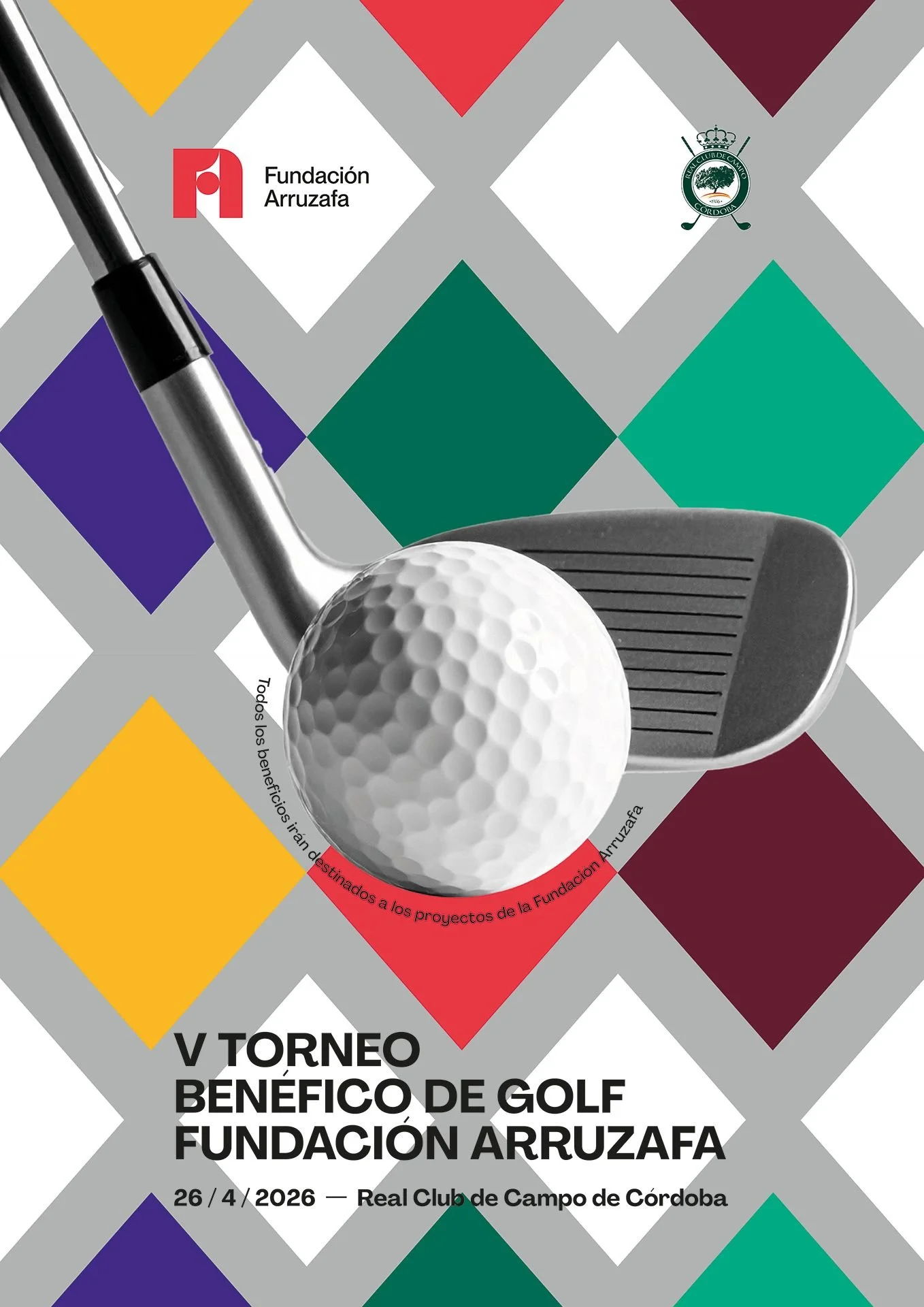 La quinta edición del Torneo Benéfico de Golf Fundación Arruzafa será el próximo 26 de abril
