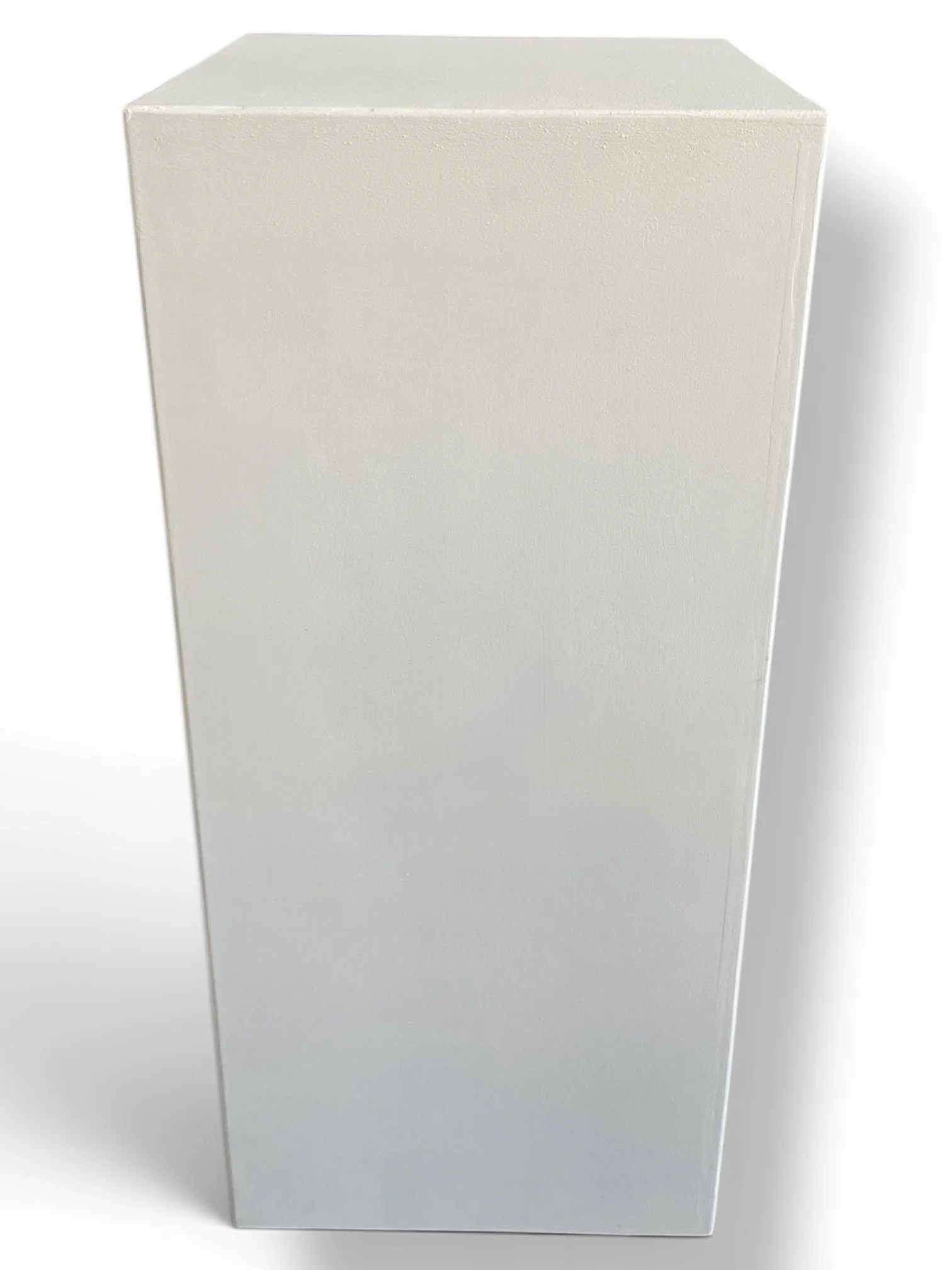 White MDF Wooden Plinth Hire - Height 90cm