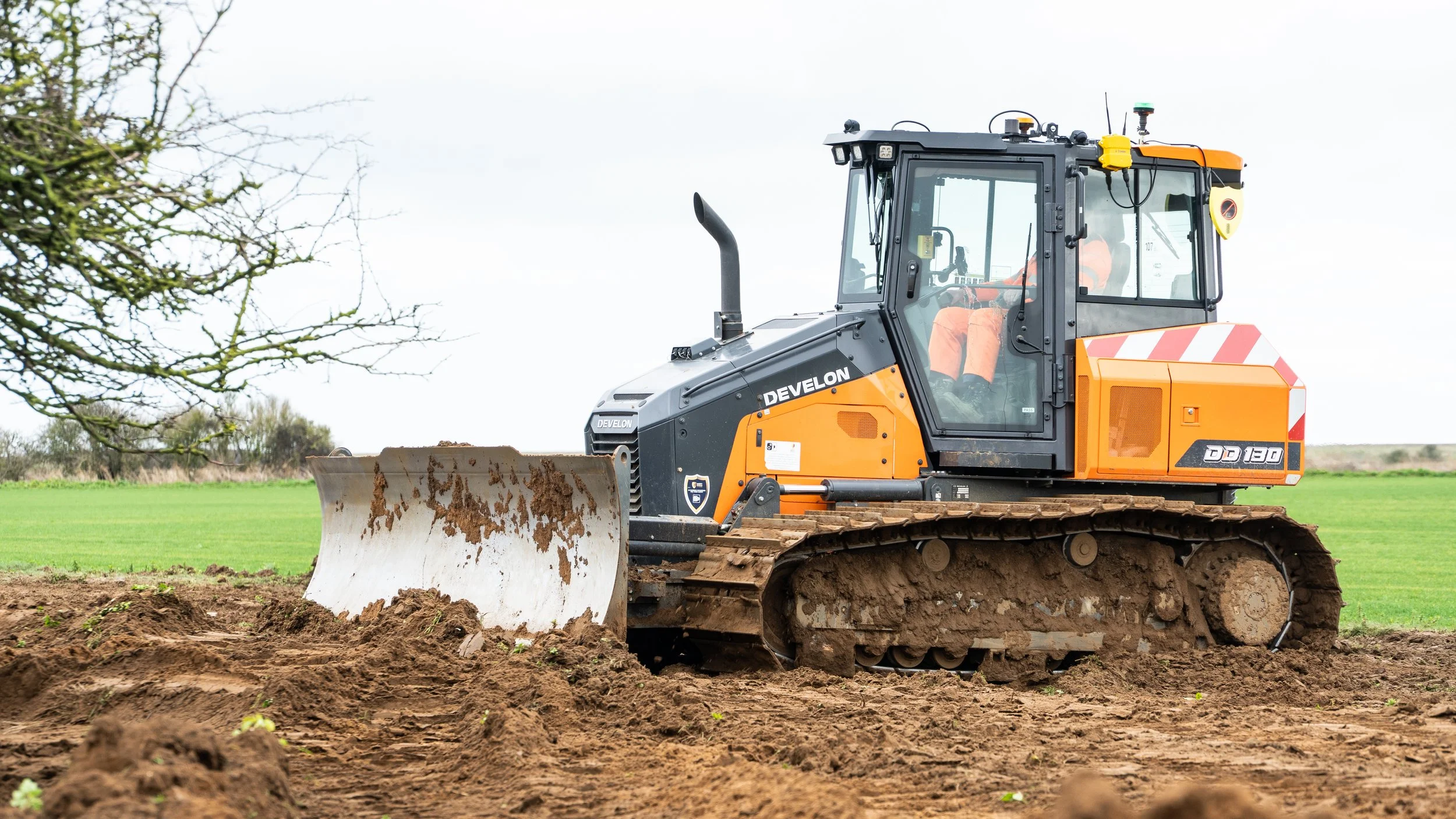 MJD dozer levelling ground
