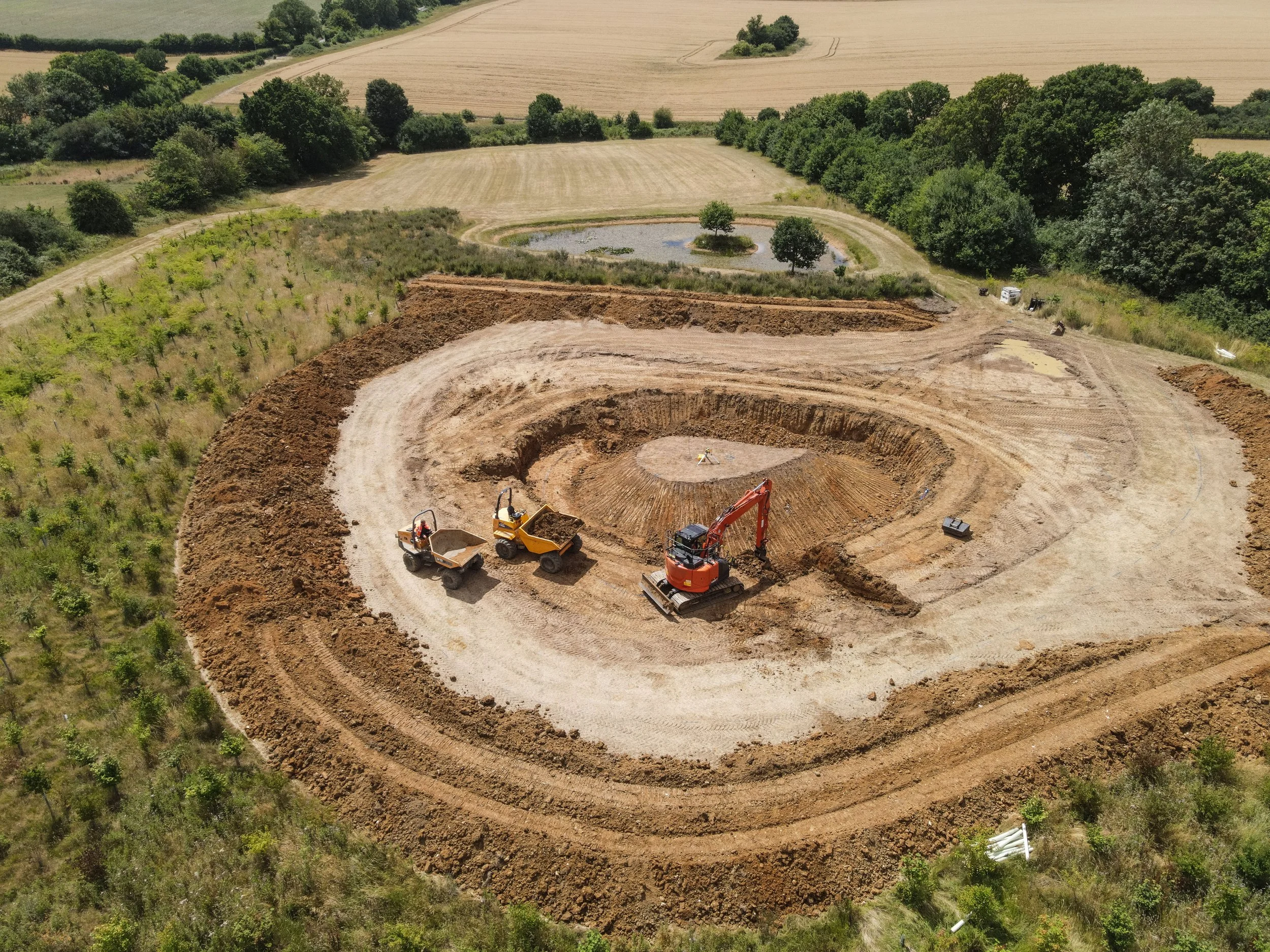 MJD Agri Services - Pond Creation