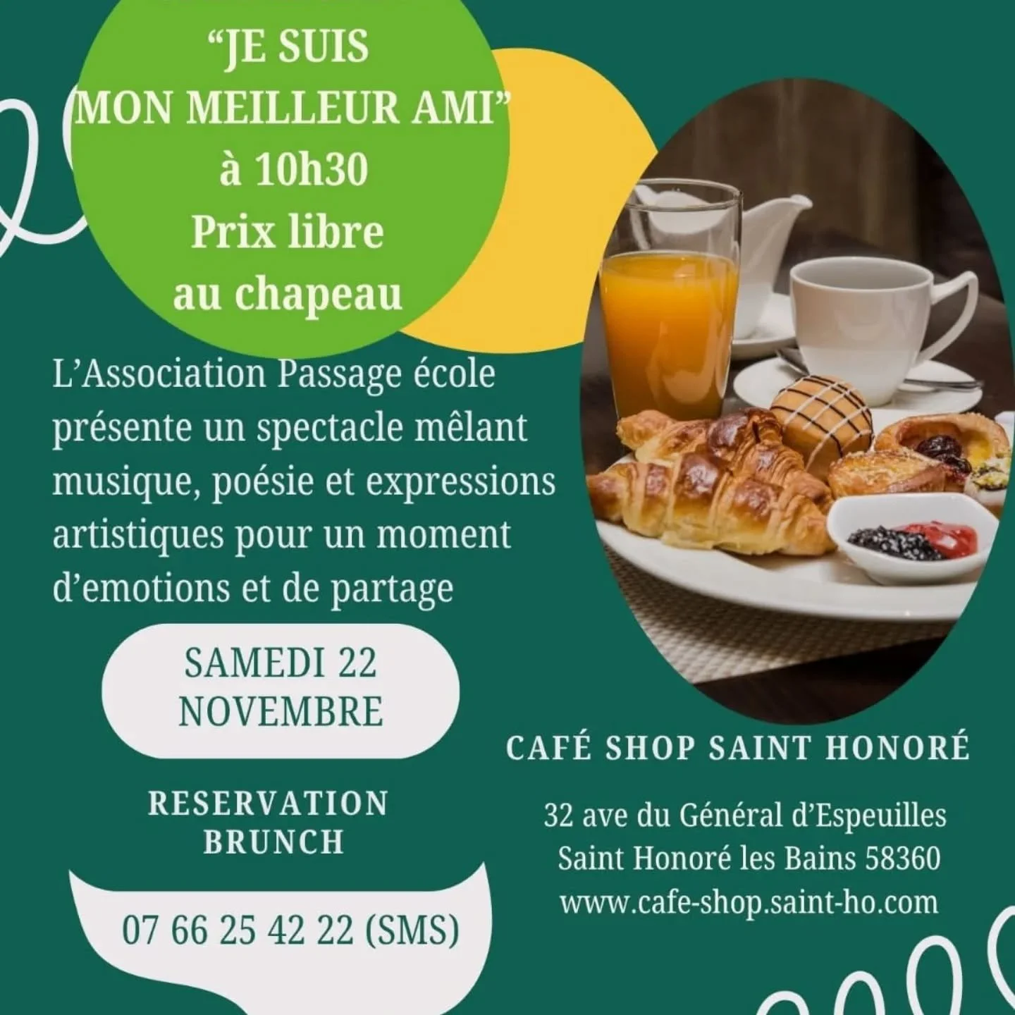 Je participe chez le spectacle avec chant et guitare avec 5 amies .