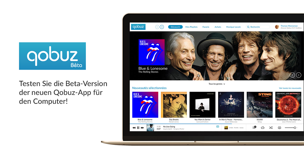 Testen Sie die Beta-Version der neuen Qobuz-App für den Computer!