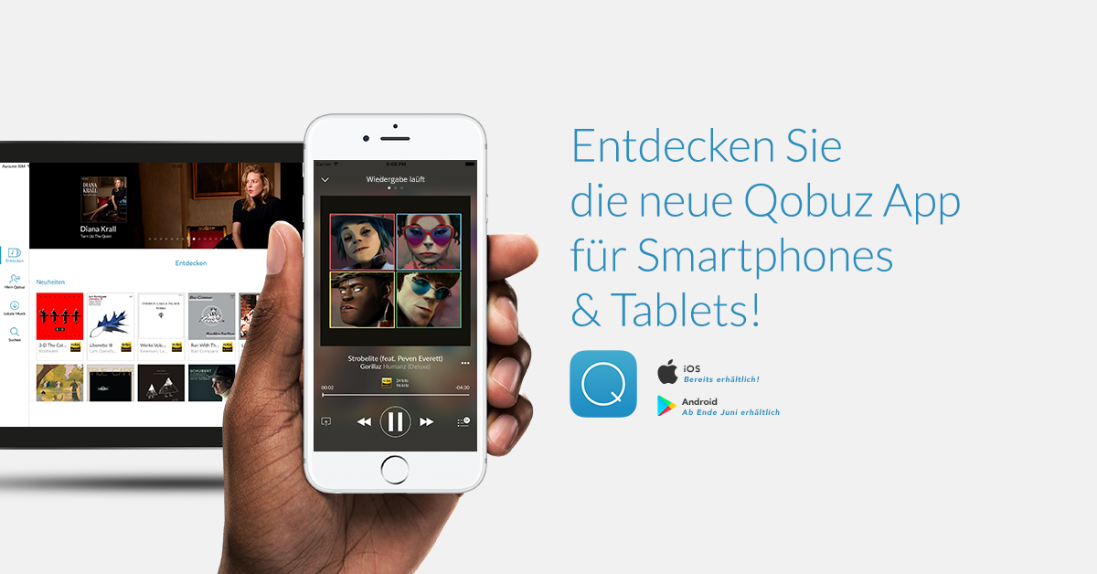 Entdecken Sie die neue Qobuz App für Smartphones und Tablets!