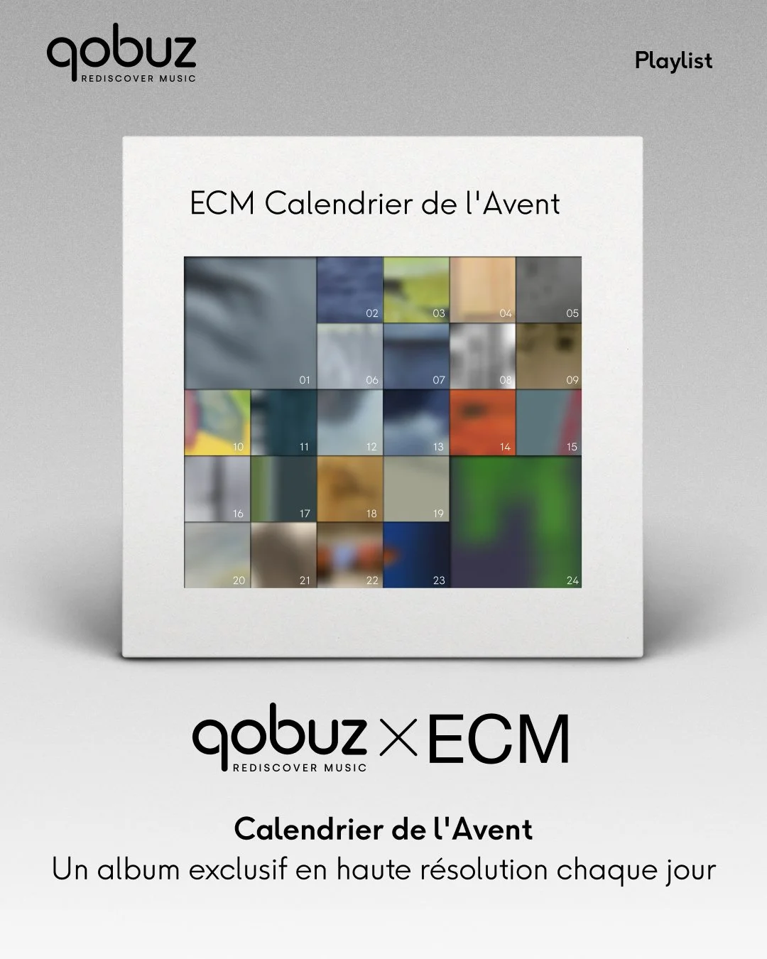 Masters ECM en exclusivité sur Qobuz :&nbsp;Qobuz et ECM Records présentent un calendrier de l'Avent&nbsp;avec 24 albums en 24-Bit