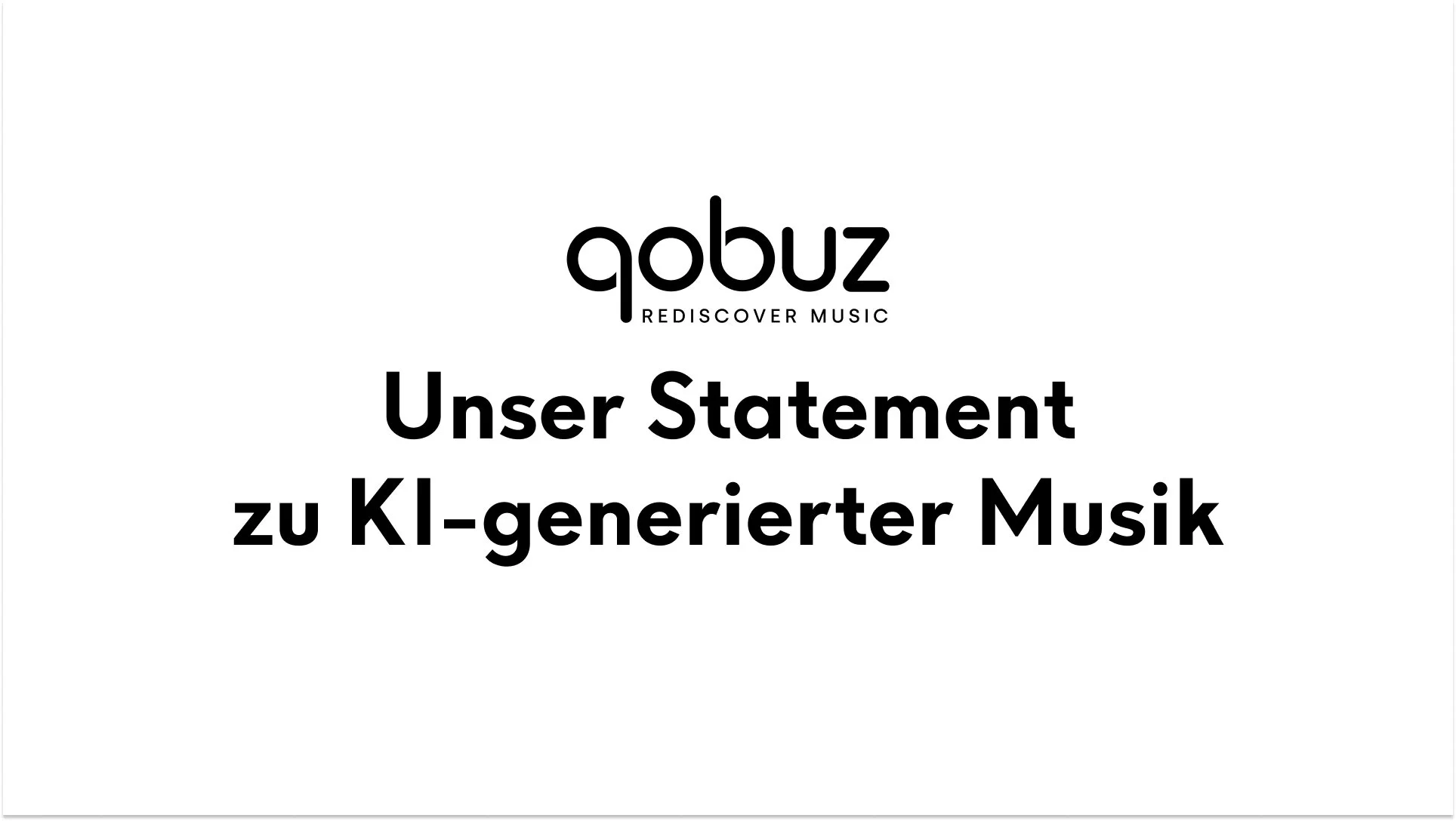 Qobuz veröffentlicht seine KI-Leitlinien: Die Plattform antwortet damit auf KI-generierte Inhalte und bekräftigt ihren menschlichen und transparenten Ansatz im Musikstreaming