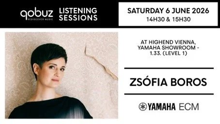 Qobuz lädt zum Stand und einer exklusiven Listening-Session auf der HIGH END 2026 in Wien einHalle X2, Stand C02