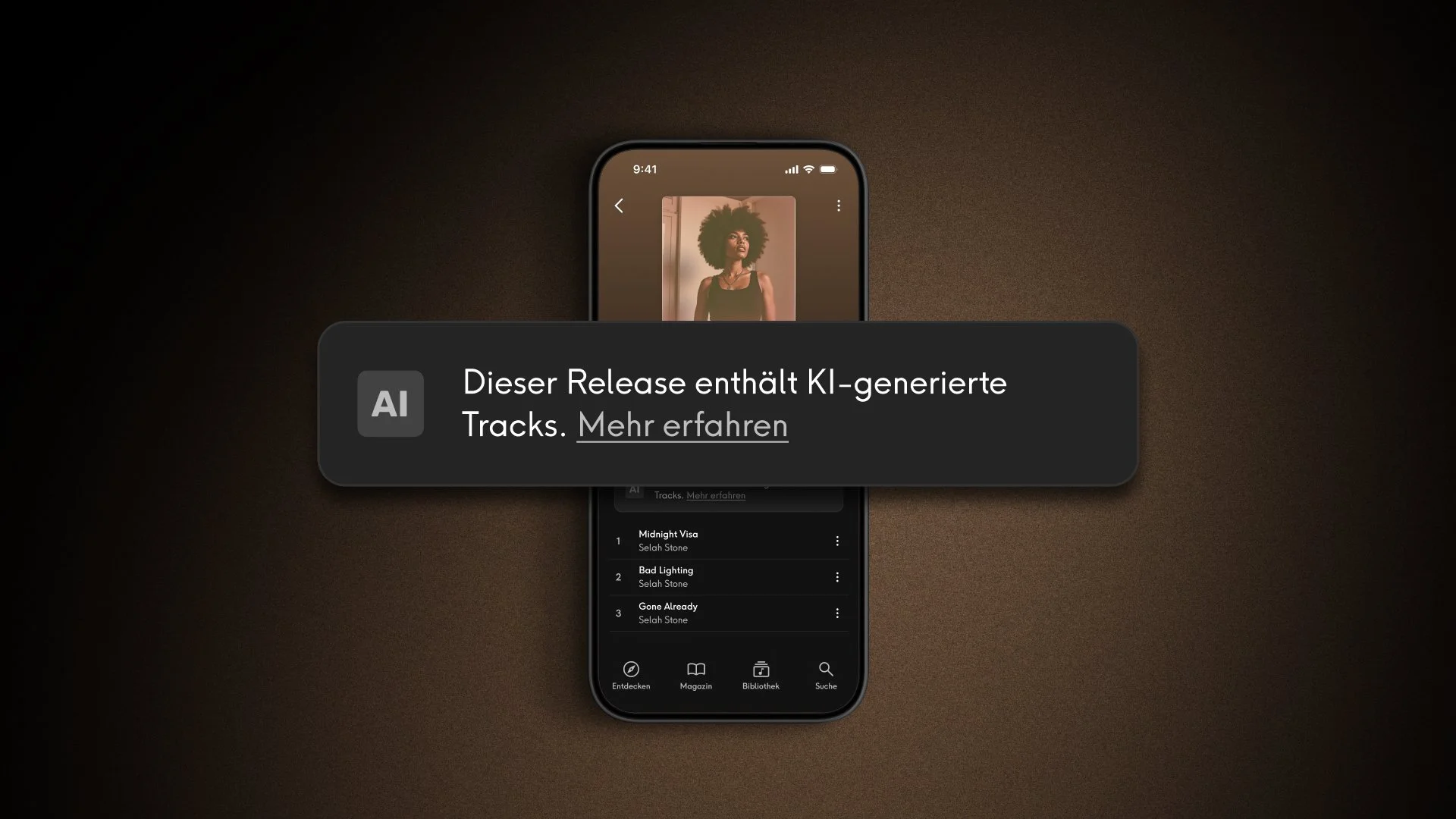 Qobuz führt Kennzeichnung zur erkennung KI-generierter musik ein 